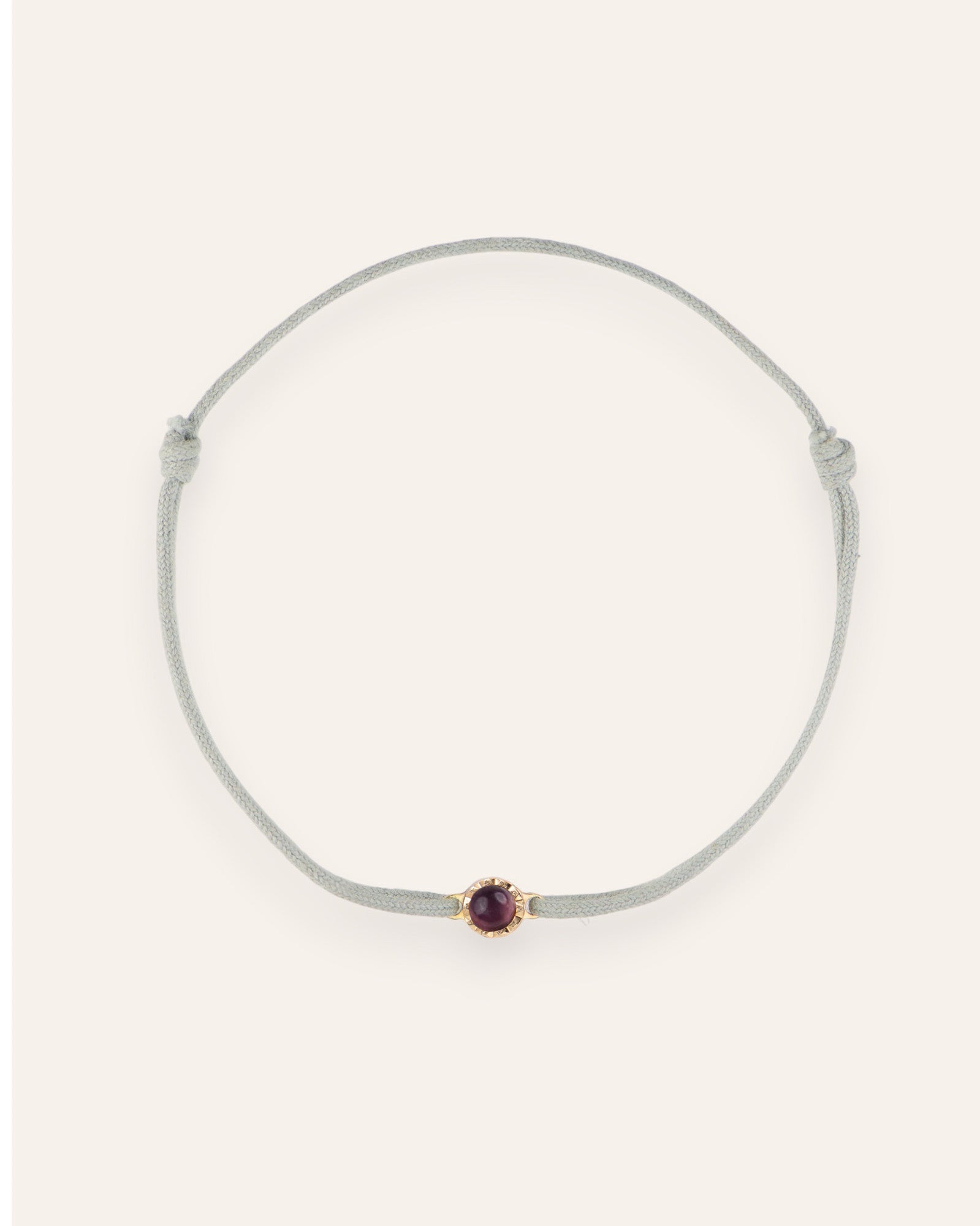 Solitaire Cord Bracelet