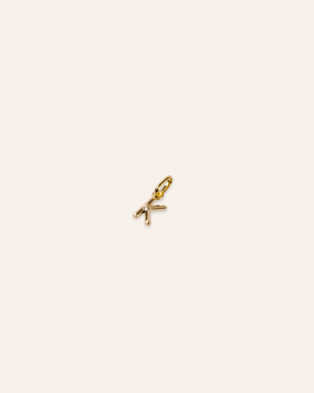 Colgante Letra K Chapado en Oro 18k