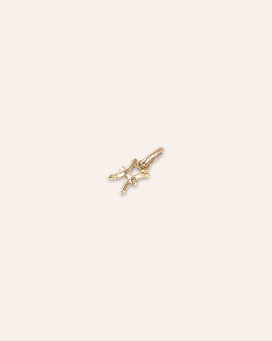 Colgante Astro Piscis Chapado en Oro 18k