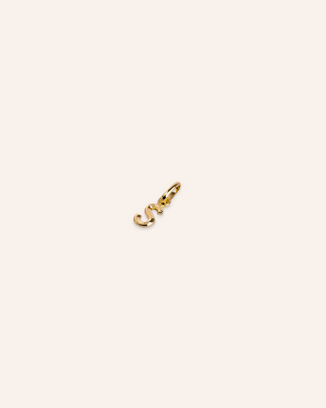 Colgante Letra S Chapado en Oro 18k