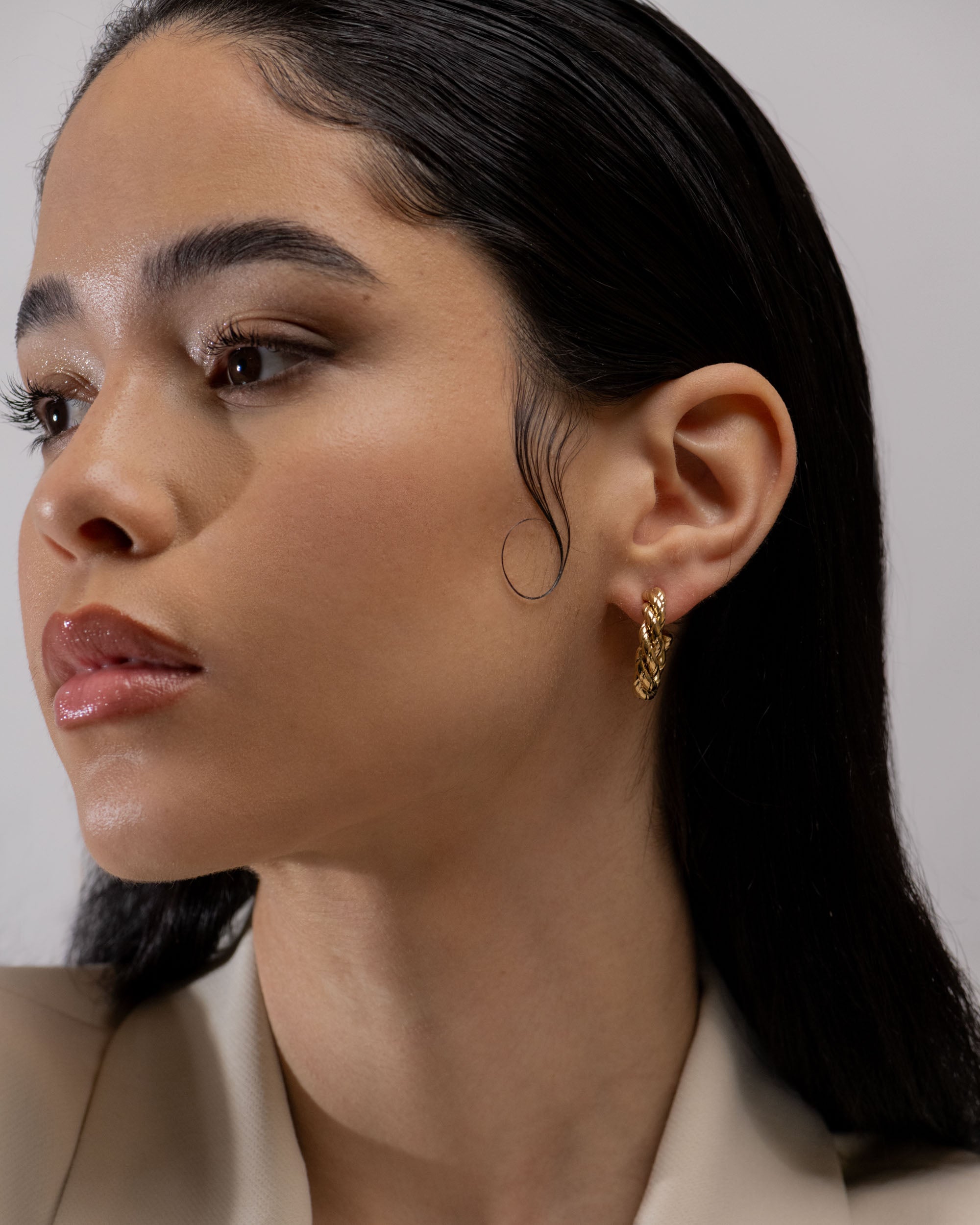Ambre Hoop Earrings