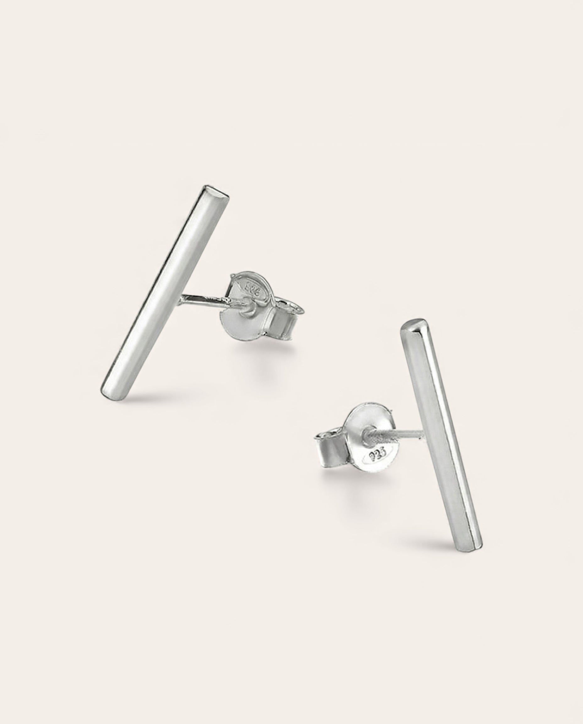 Boucles d'oreilles Barre Julia Argent massif 925