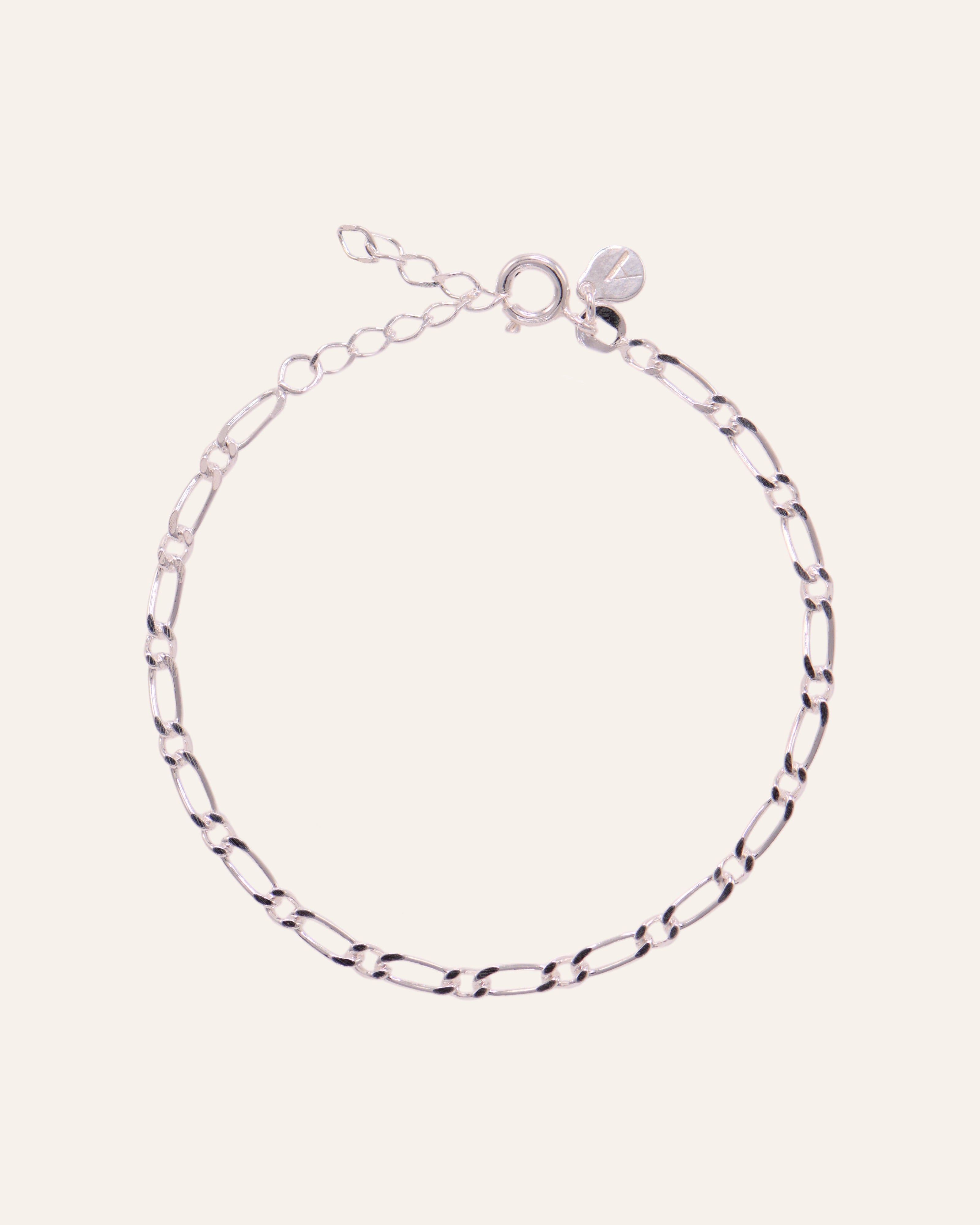 Bracelet Maille Figaro Chiara Argent 925