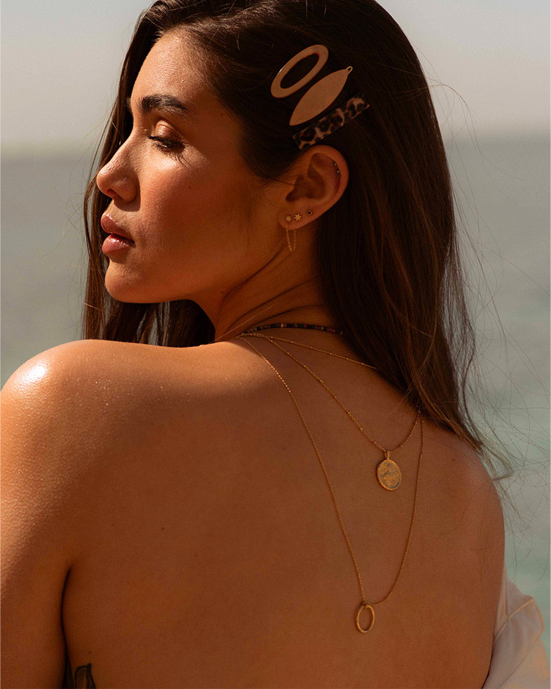 Nude Caliopé Hair Clip