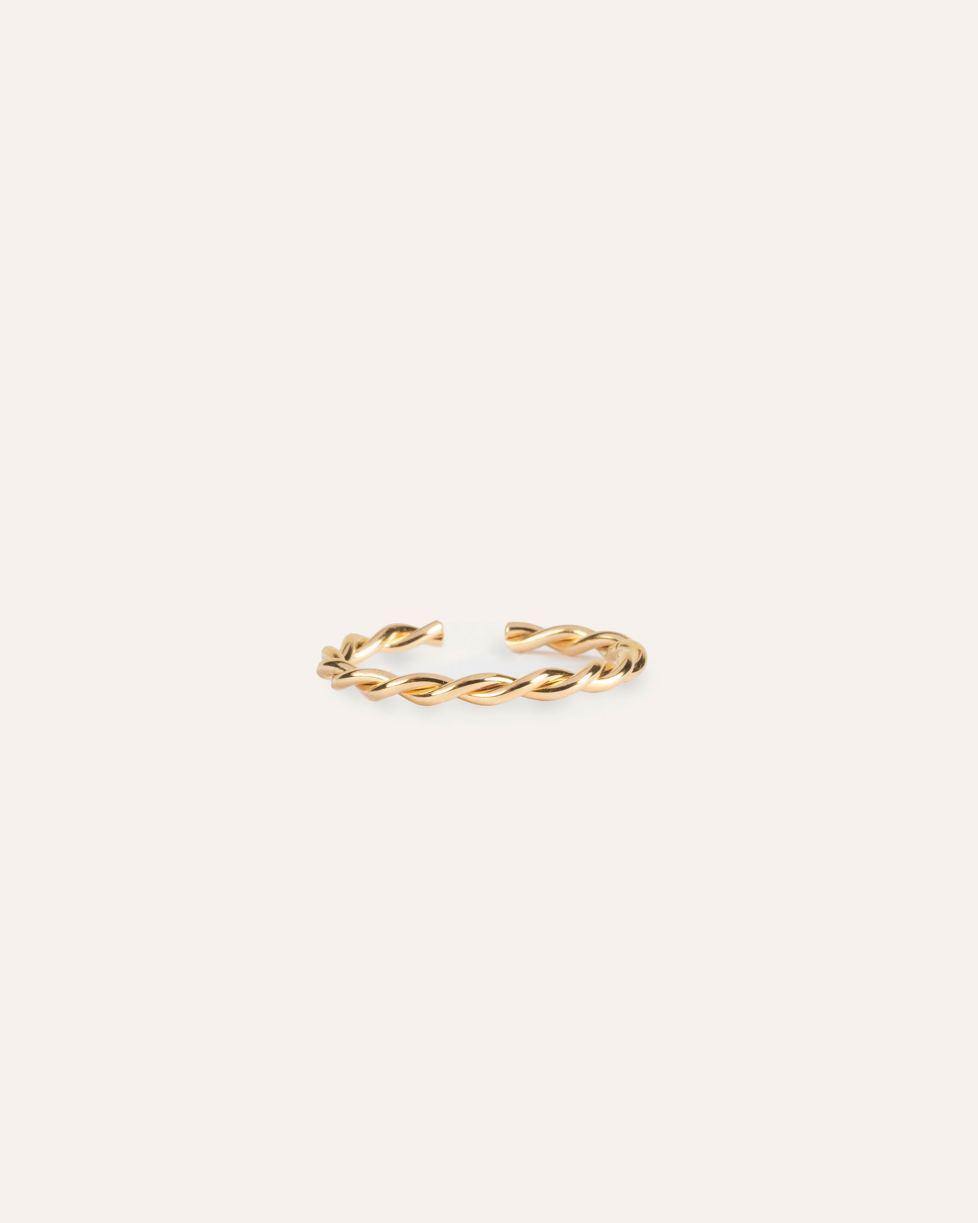 Anello Intrecciato Constance Placcato Oro 18ct