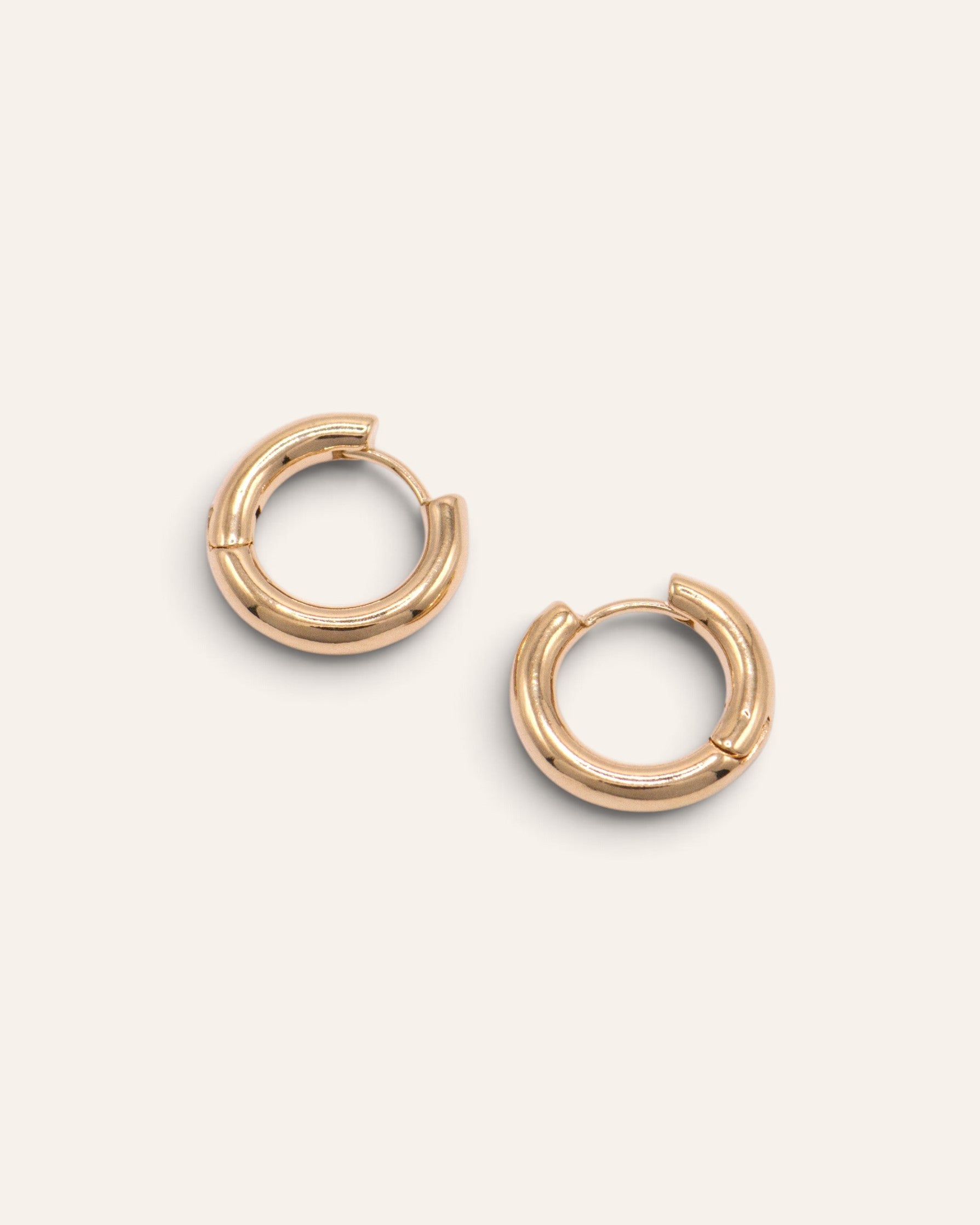 Mini Créoles Filipa Doré à l'Or Fin 24ct