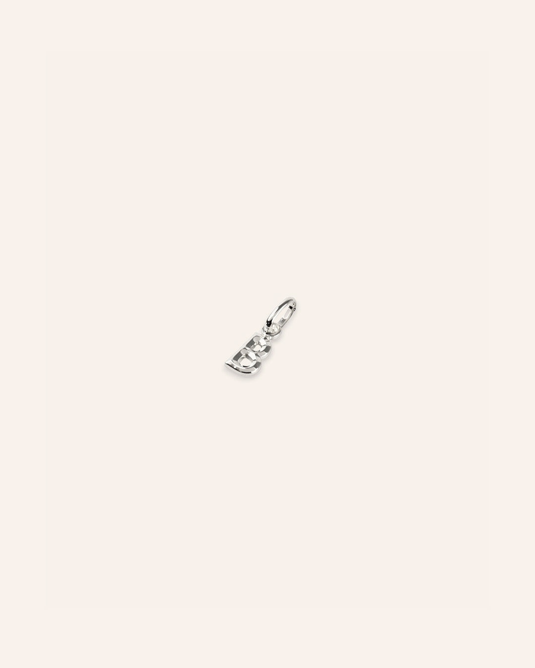 Pendentif Lettre B Argent 925