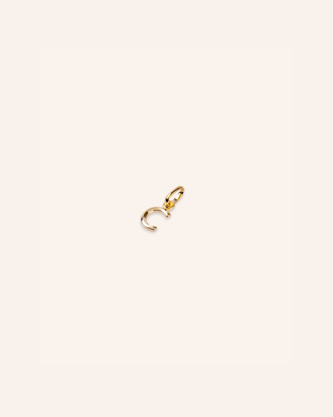 Pendentif Lettre C Plaqué Or 18ct