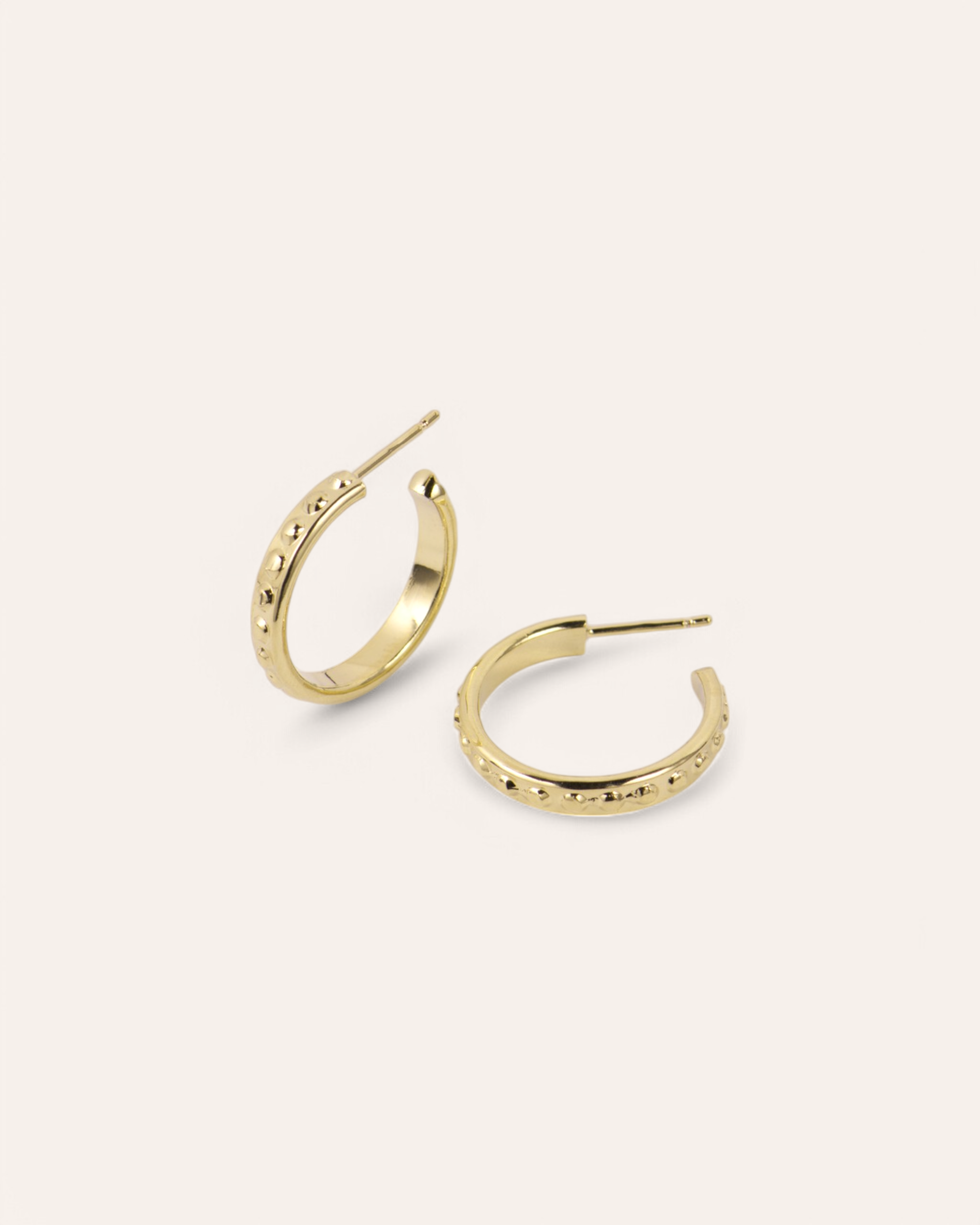 Petites Créoles Bella Doré à l'Or Fin 24ct