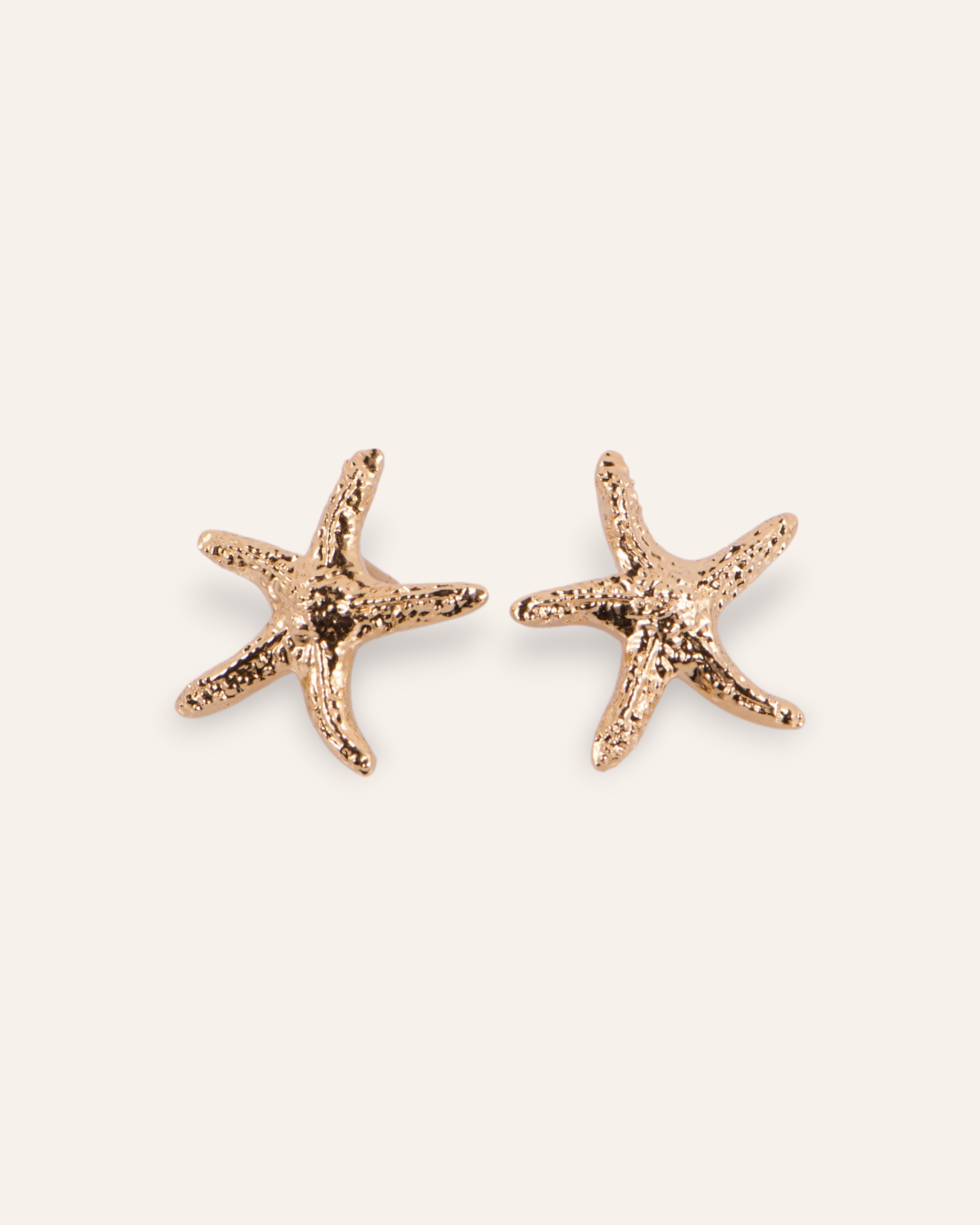 Boucles d'oreilles Étoile Naïade Plaqué Or 18ct