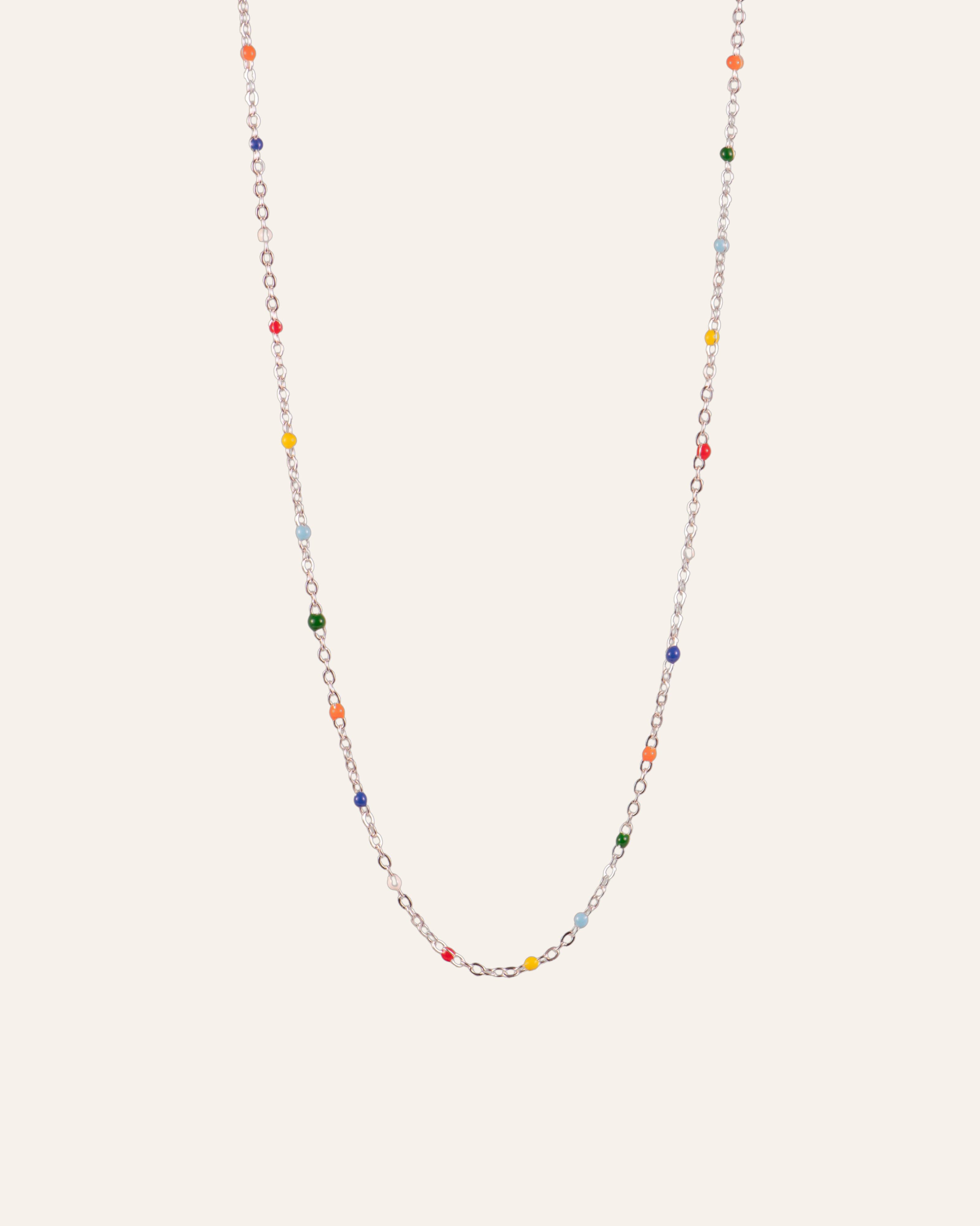 Collier Émaillé Multicolore Malia Argent 925