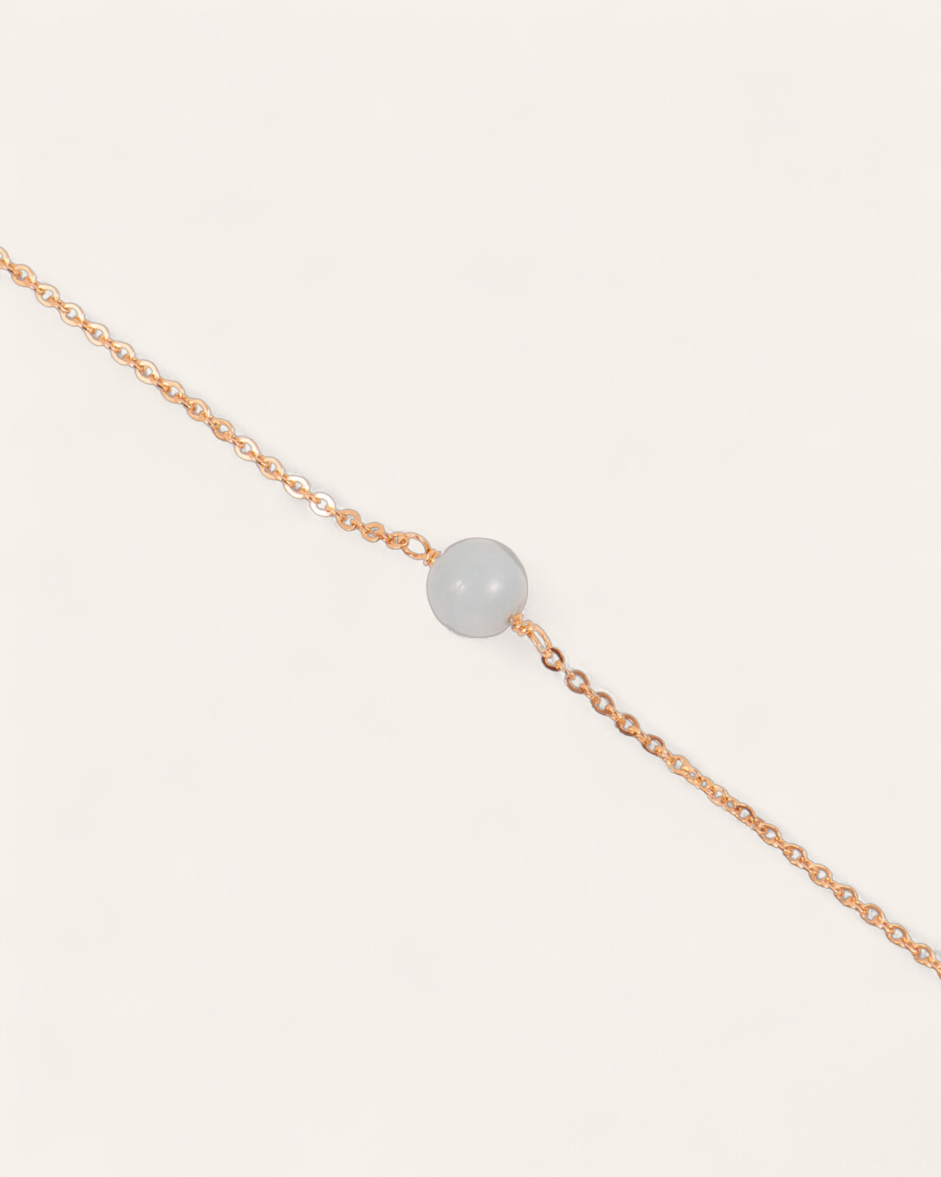 Bracelet Chaîne Forçat Élégance Doré à l'Or Fin 24ct / Amazonite