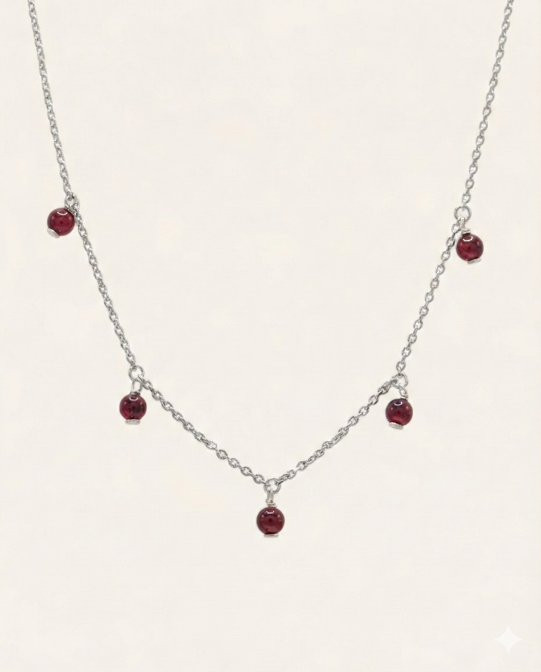 Collier Multi-Pierres Éternelle Argent 925 / Grenat