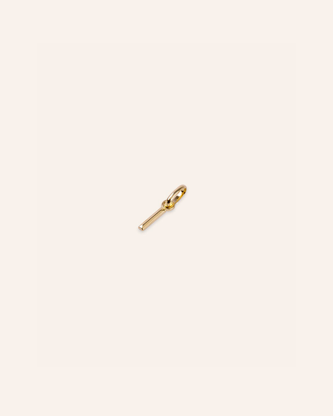 Pendentif Lettre I Plaqué Or 18ct