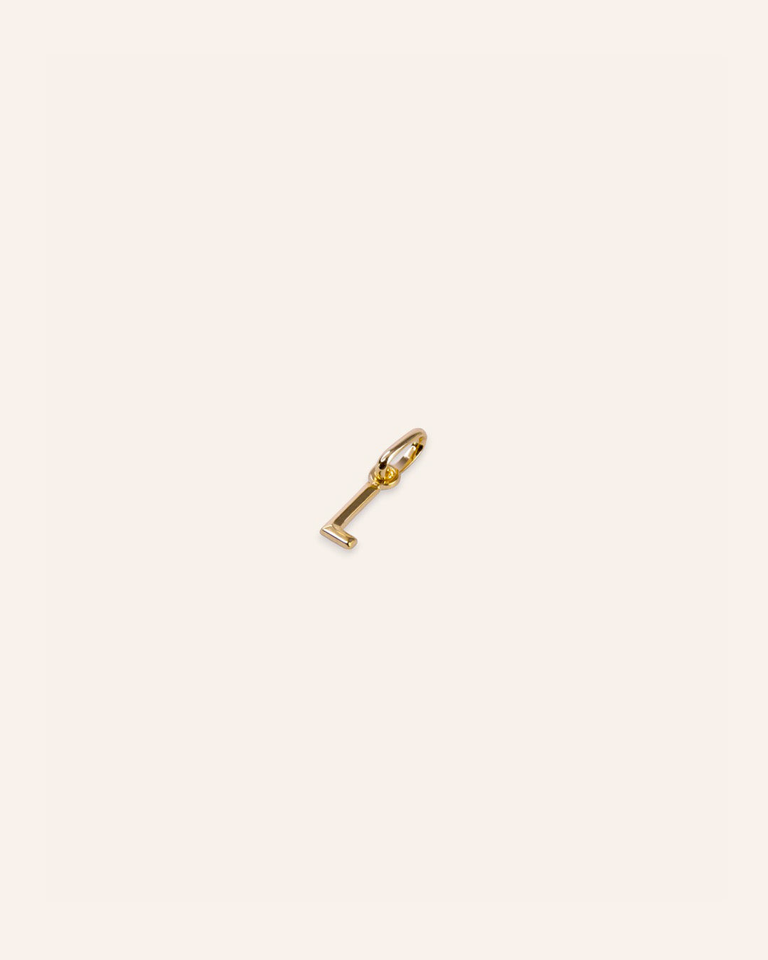 Pendentif Lettre L Plaqué Or 18ct