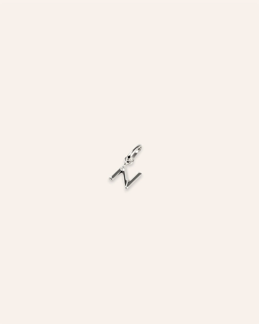 Pendentif Lettre N Argent 925