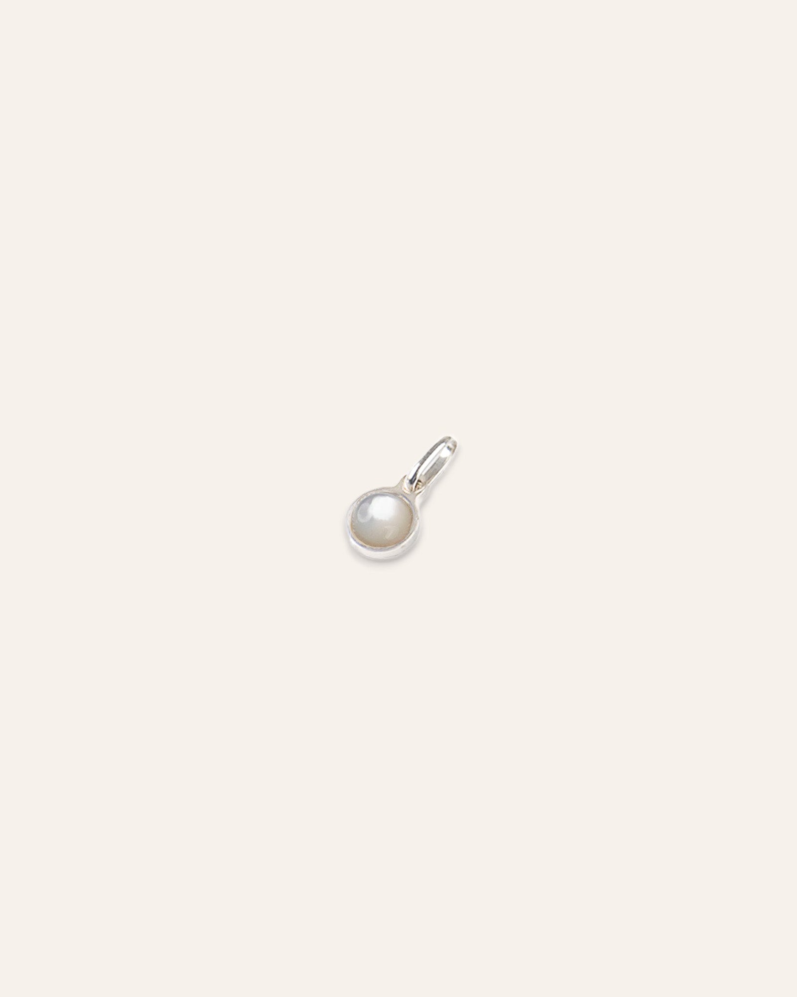 Pampille Harmonie Pierre de Naissance Juin Argent 925 / Nacre 
