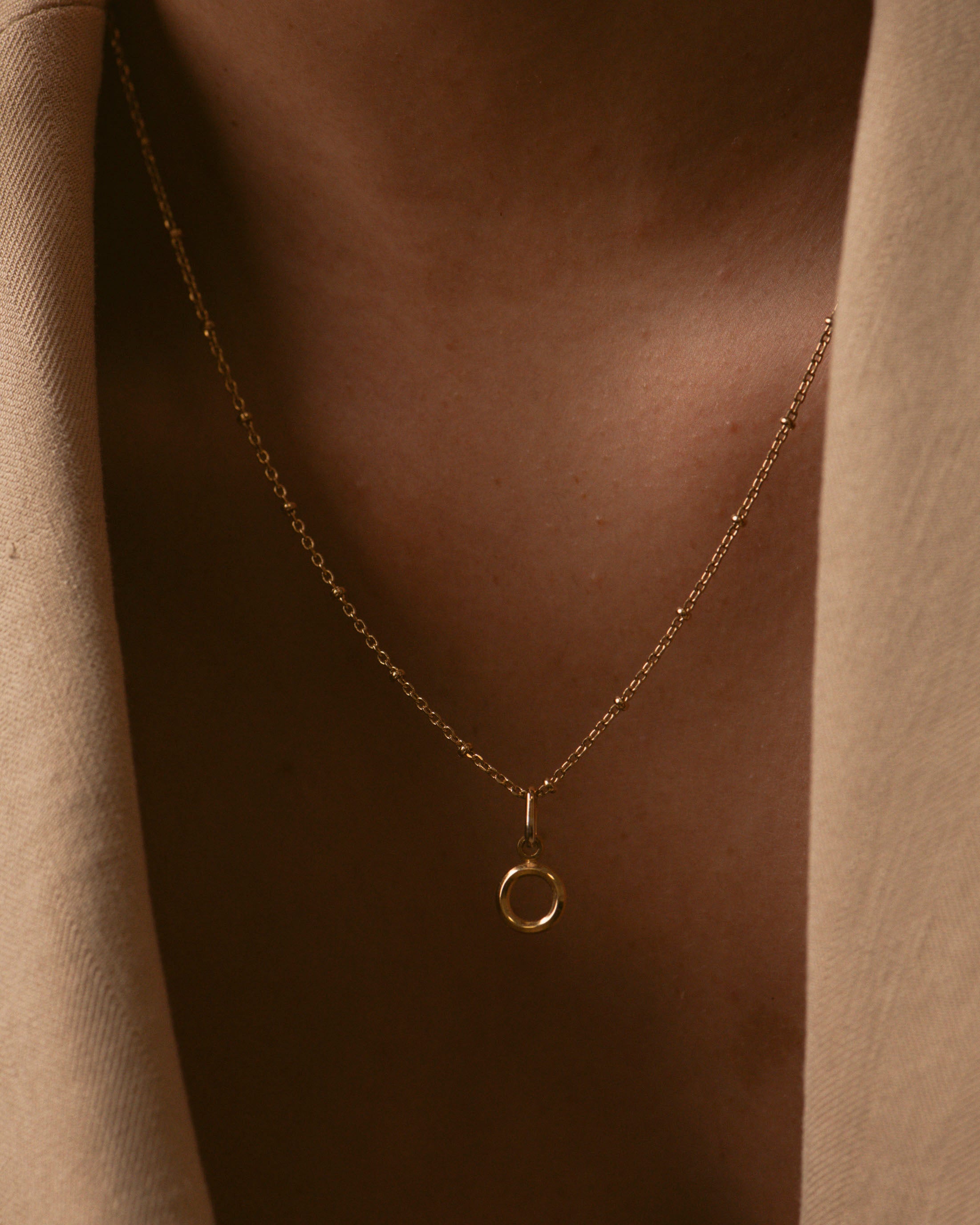 Pendentif Lettre O