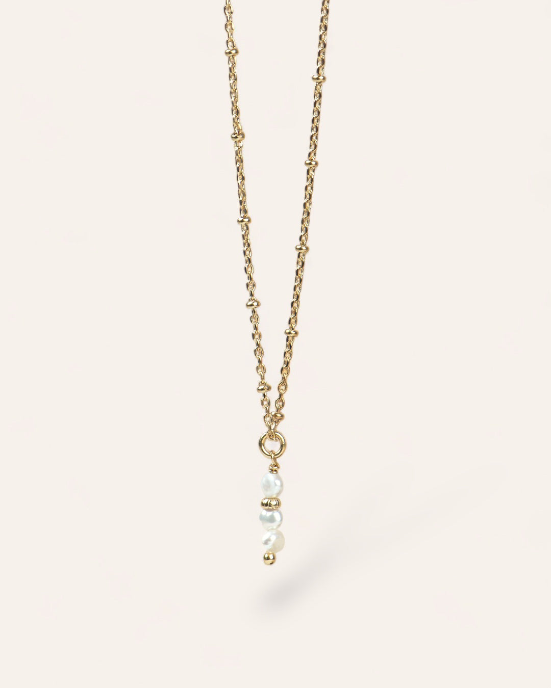 Collier Hanae Plaqué Or 18ct / Perle