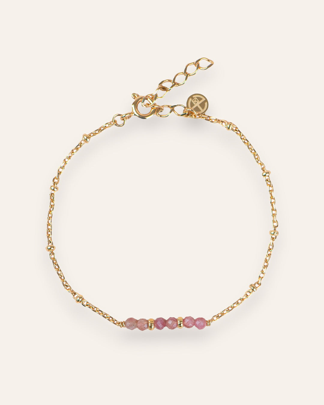 Bracelet Hanna Plaqué Or 18ct / Tourmaline