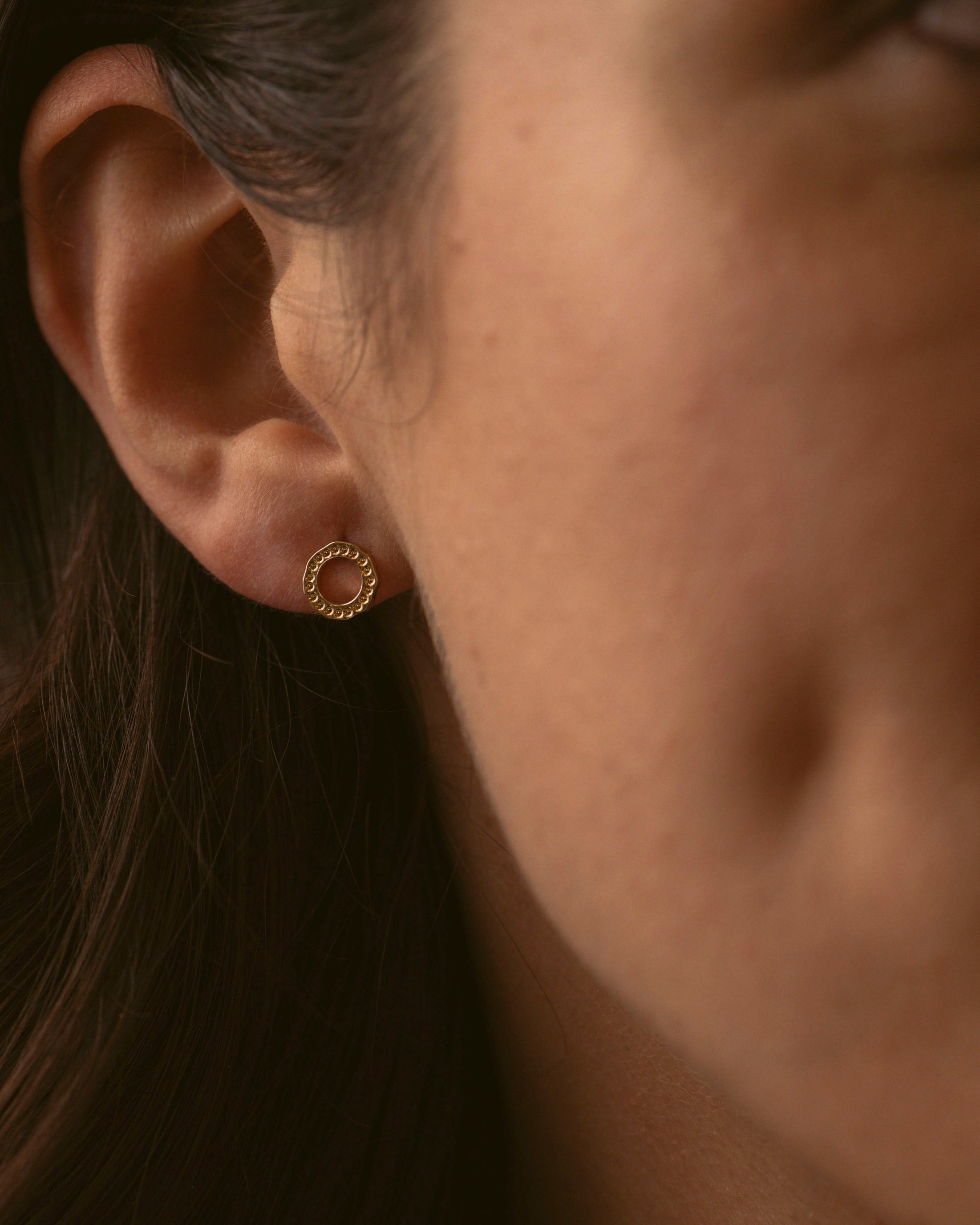 Boucles d'oreilles Mila en plaqué or 18 carats • AGLAIA