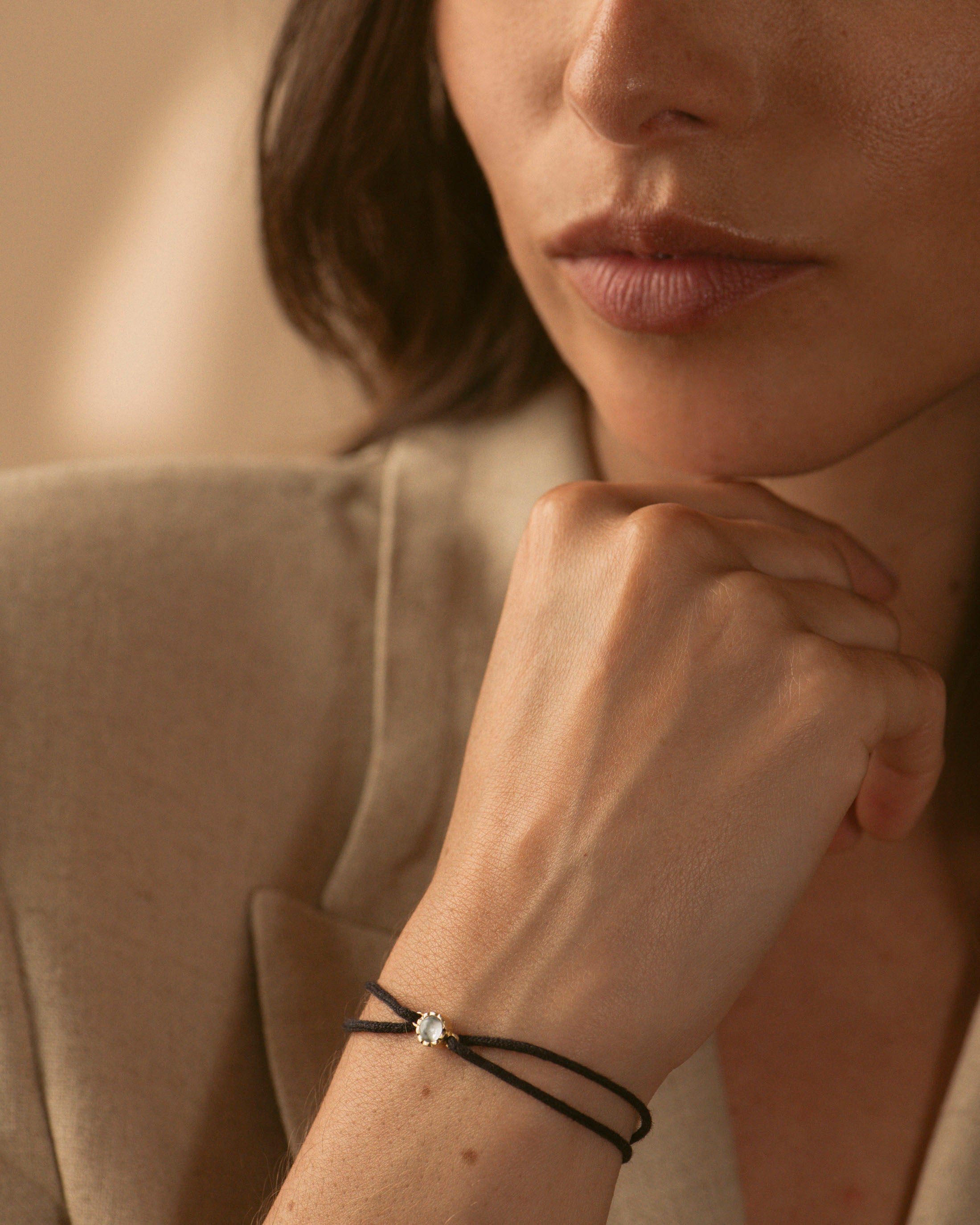 Bracelet Cordon Solitaire