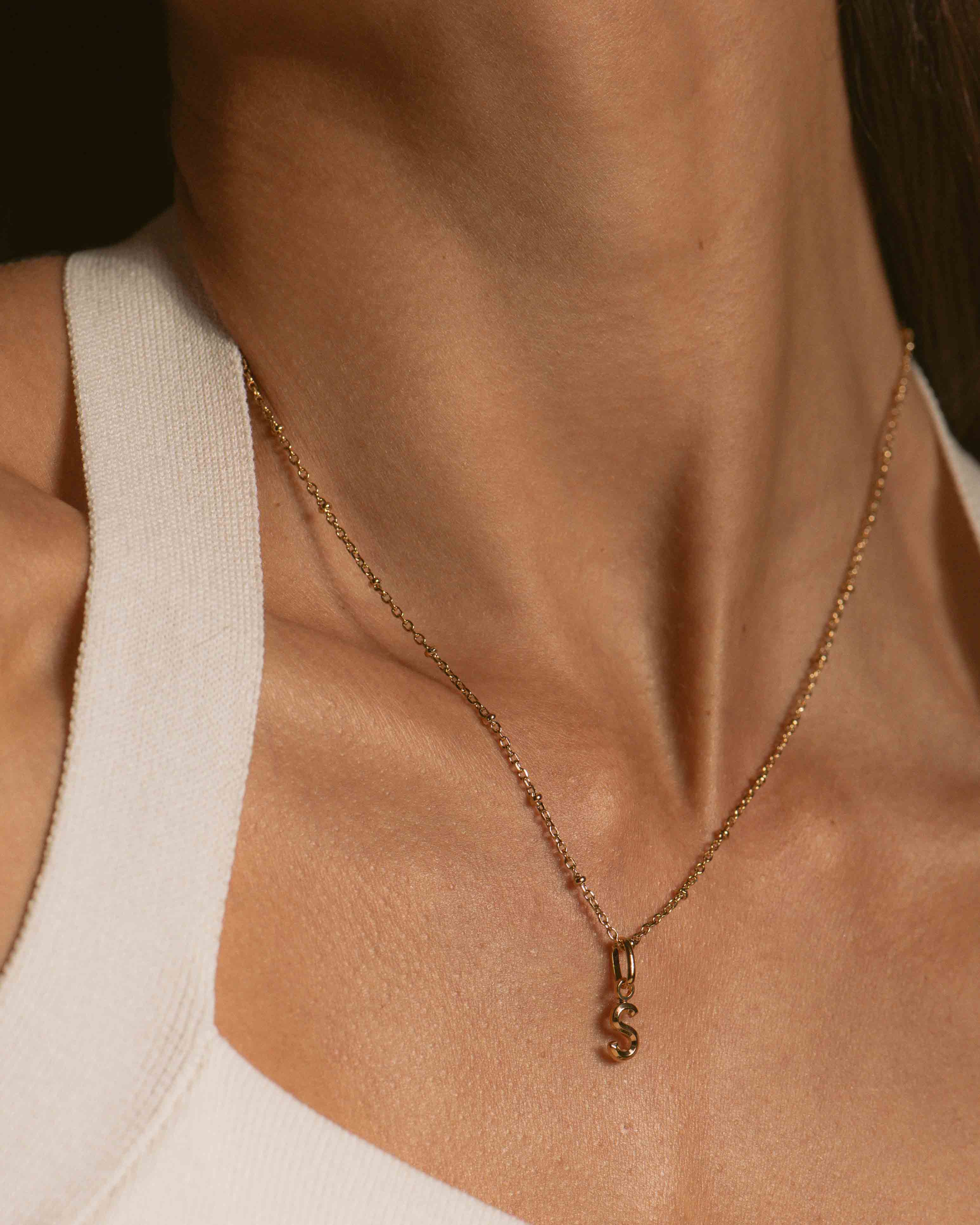 Pendentif Lettre S