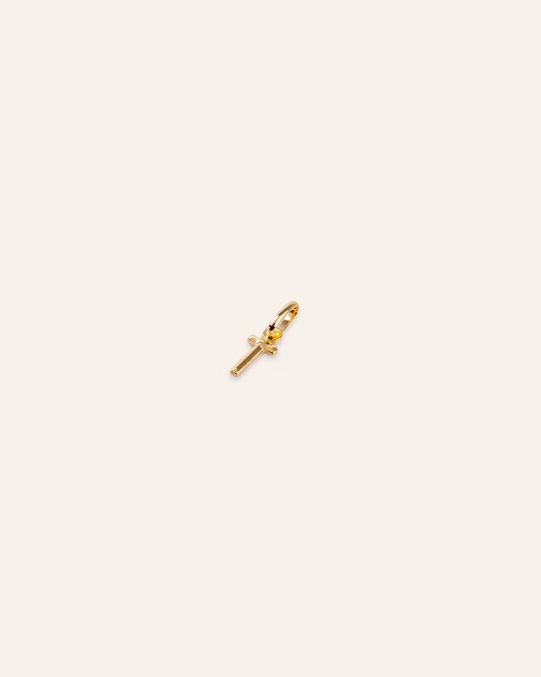 Pendentif Lettre T Plaqué Or 18ct