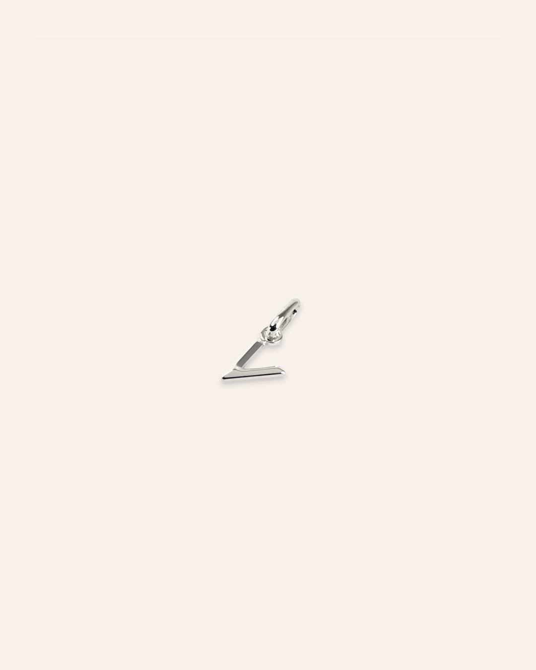 Pendentif Lettre V Argent 925