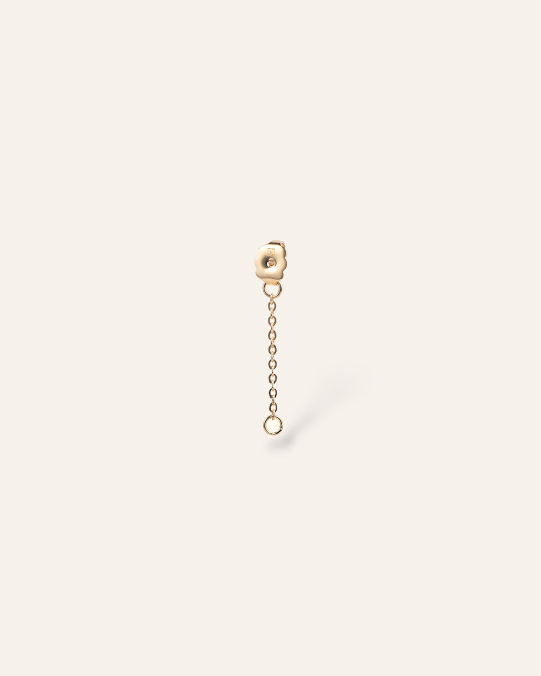 Chaînette pour Boucles d'Oreilles Bianca Plaqué Or 18ct