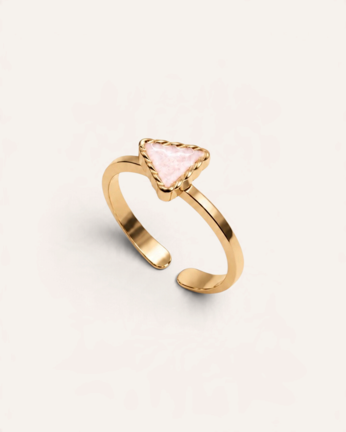 Bague Émaillée Sibel Plaqué Or 18ct