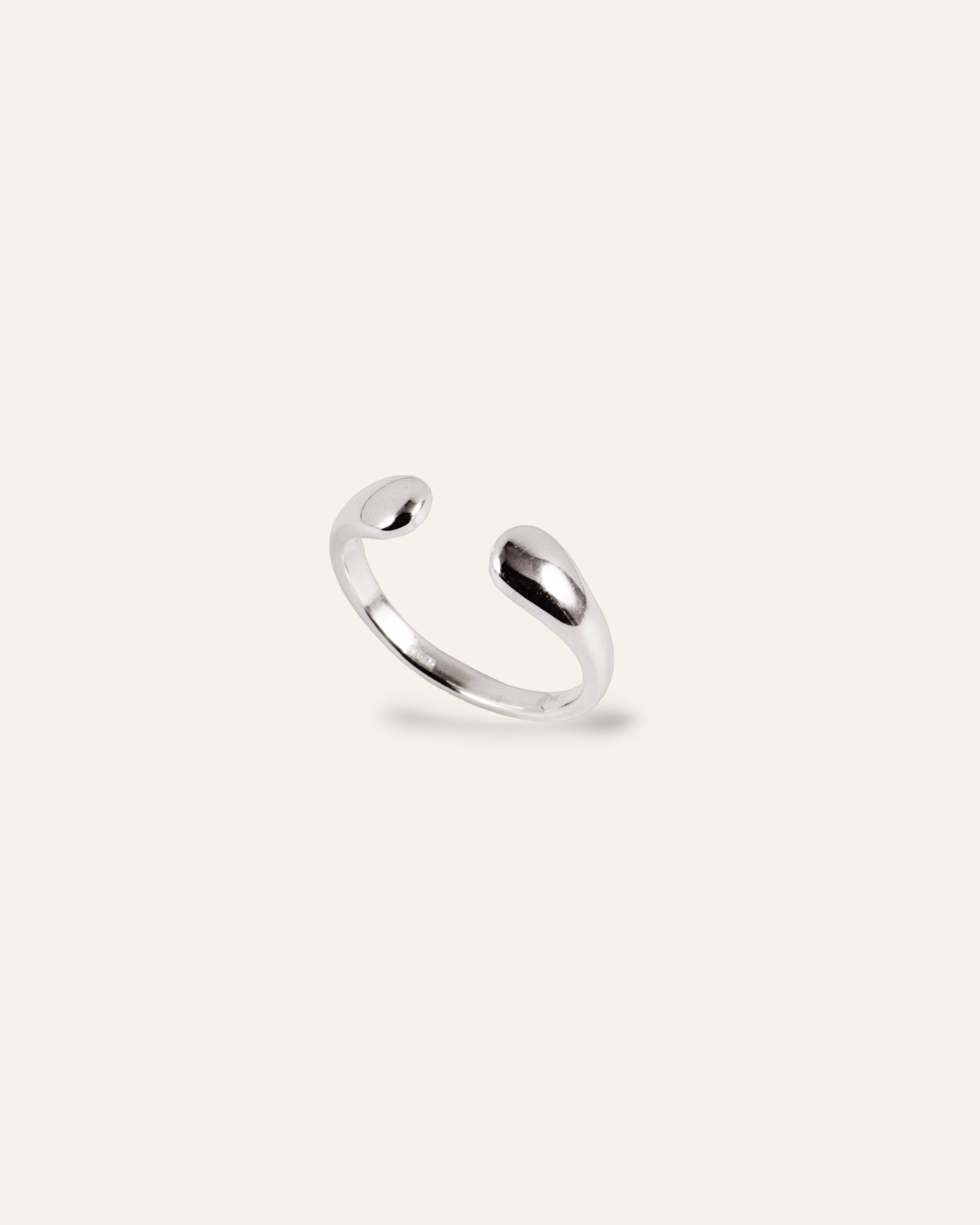 Bague Ouverte Line Argent 925