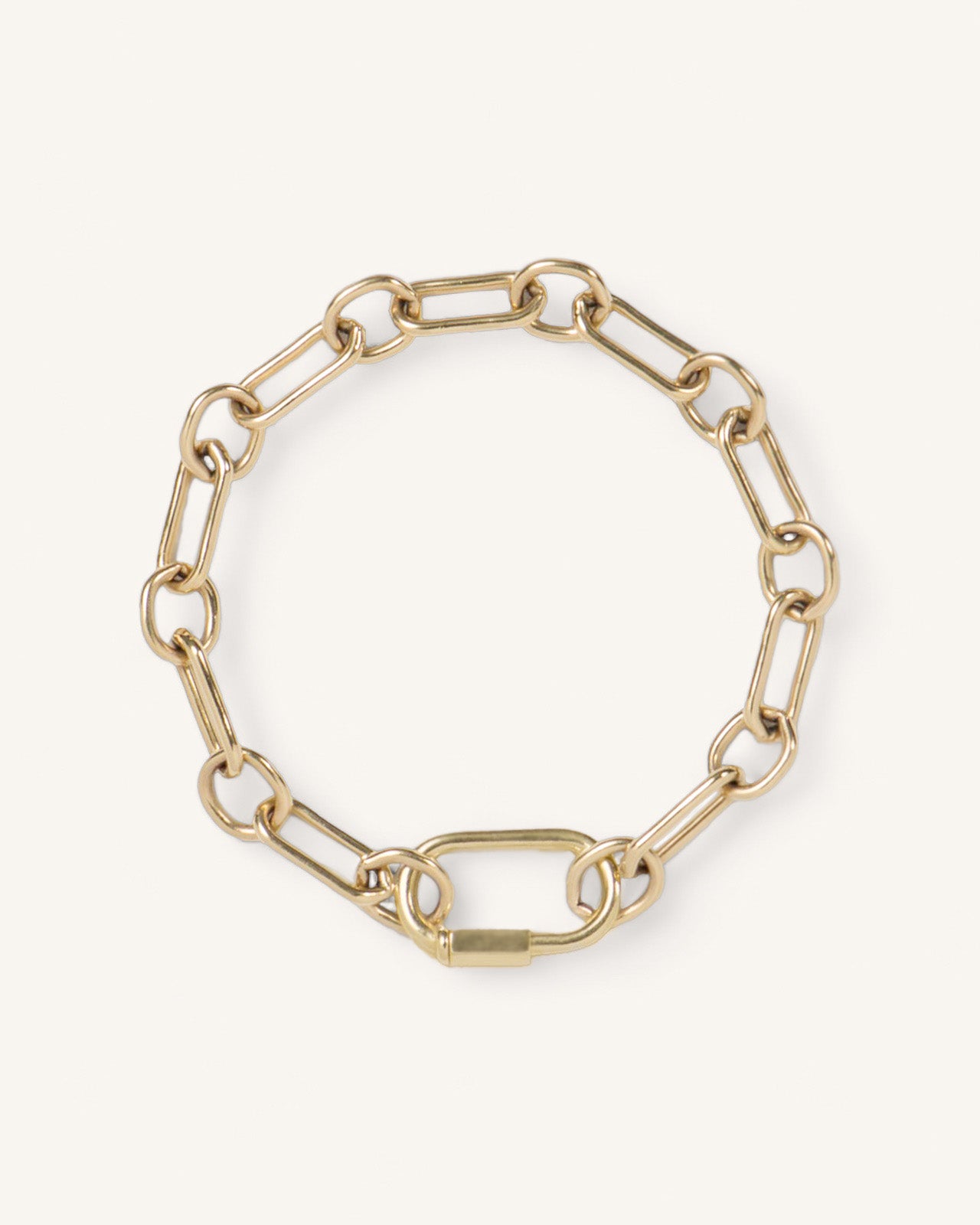 Bracelet Mousqueton Céline Plaqué Or 18ct
