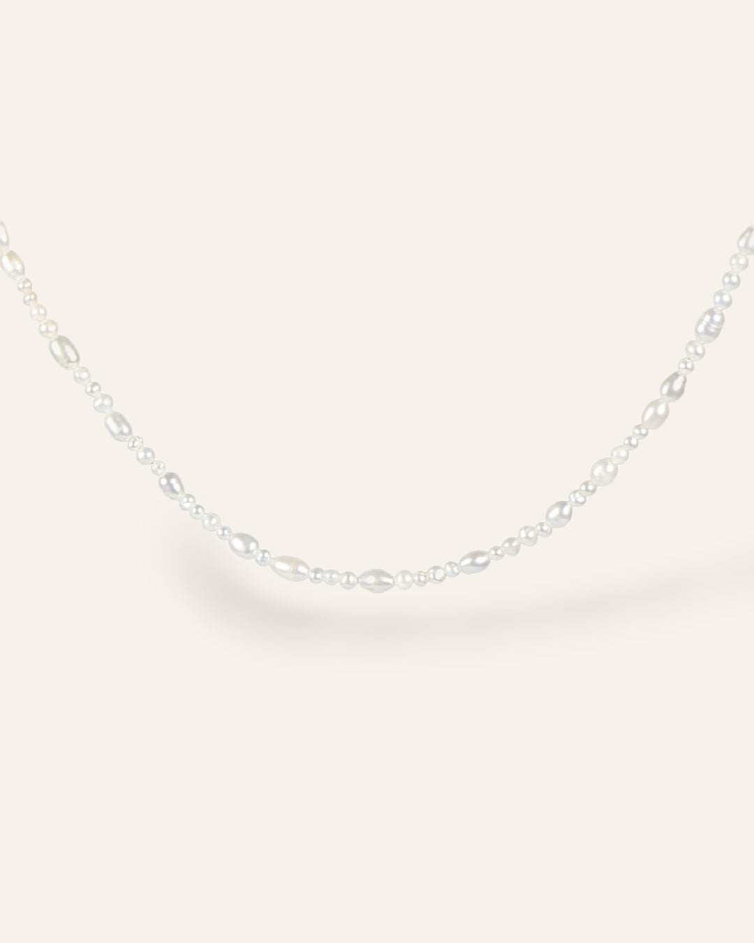 Collier en Perles Bruna Plaqué Or 18ct / Perle