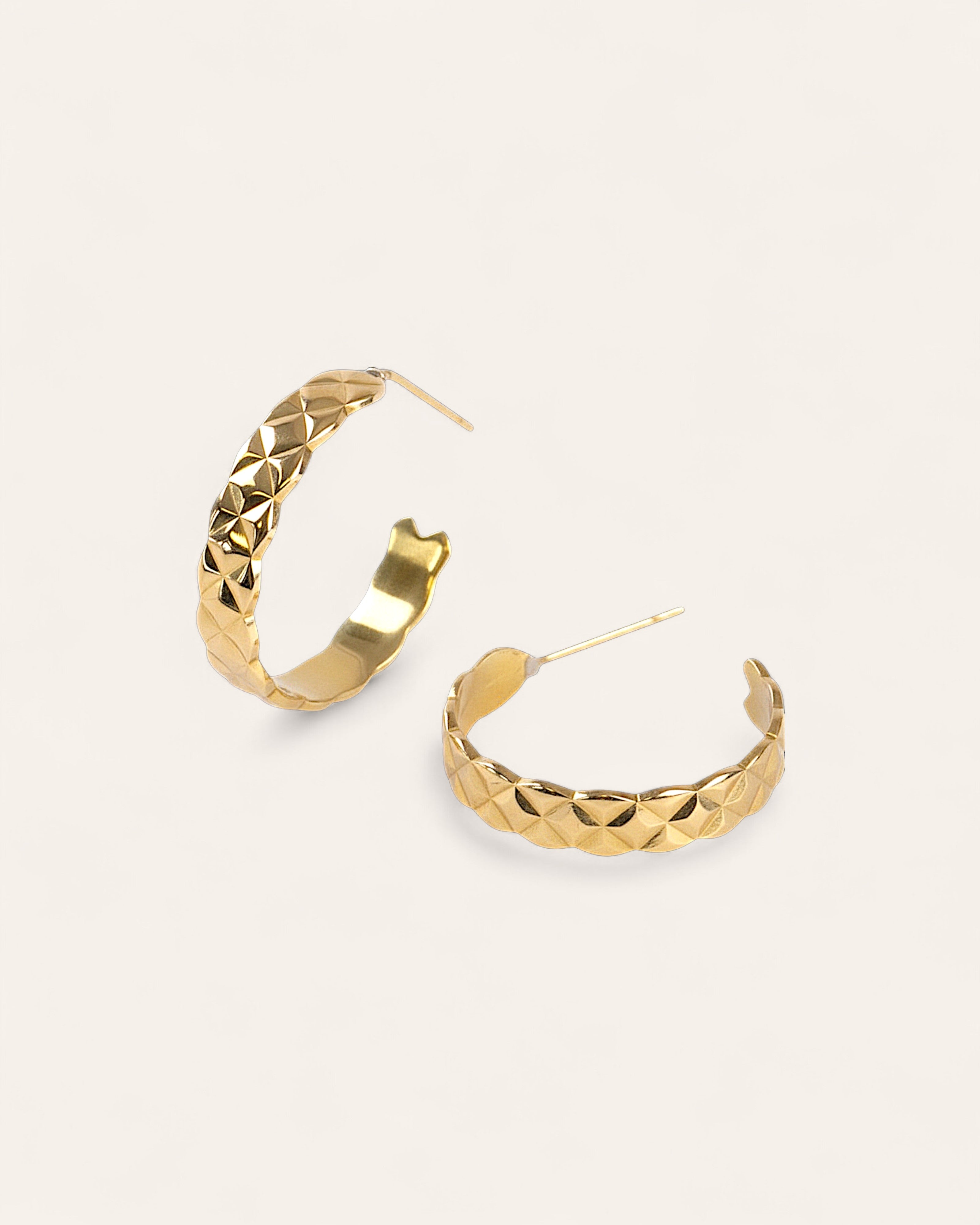 Créoles Jane Plaqué Or 18ct