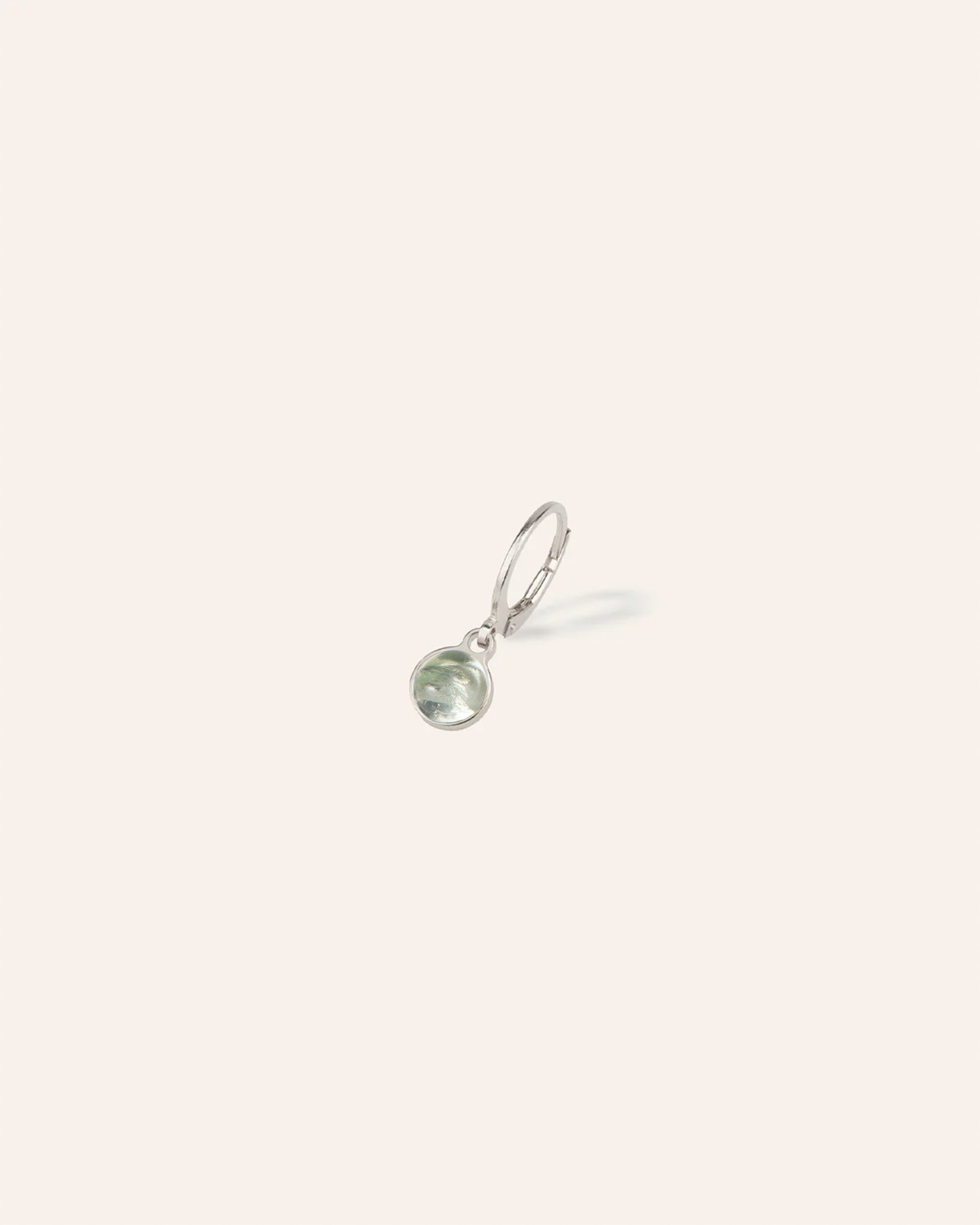 Dormeuse Harmonie Argent 925 / Fluorite 
