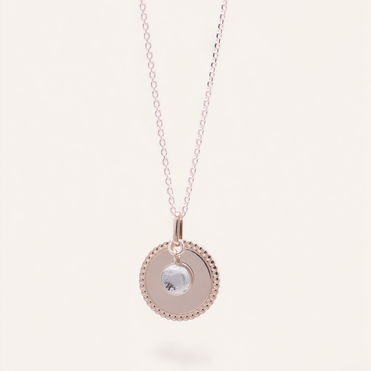 Collier Perles Topaze Bleue D'Autriche - Longueur 44cm En Argent Massif 925 - Neuf Sans Emballage