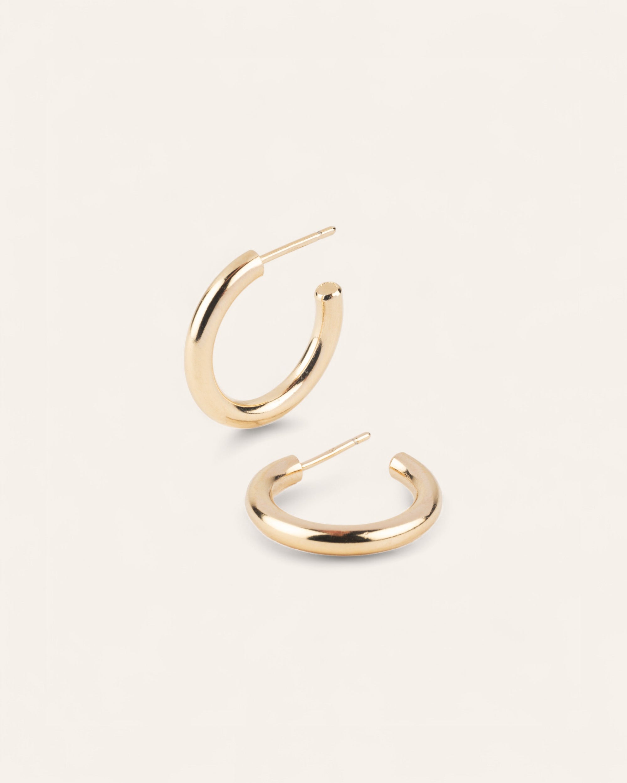 Petites Créoles Rosalind Plaqué Or 18ct