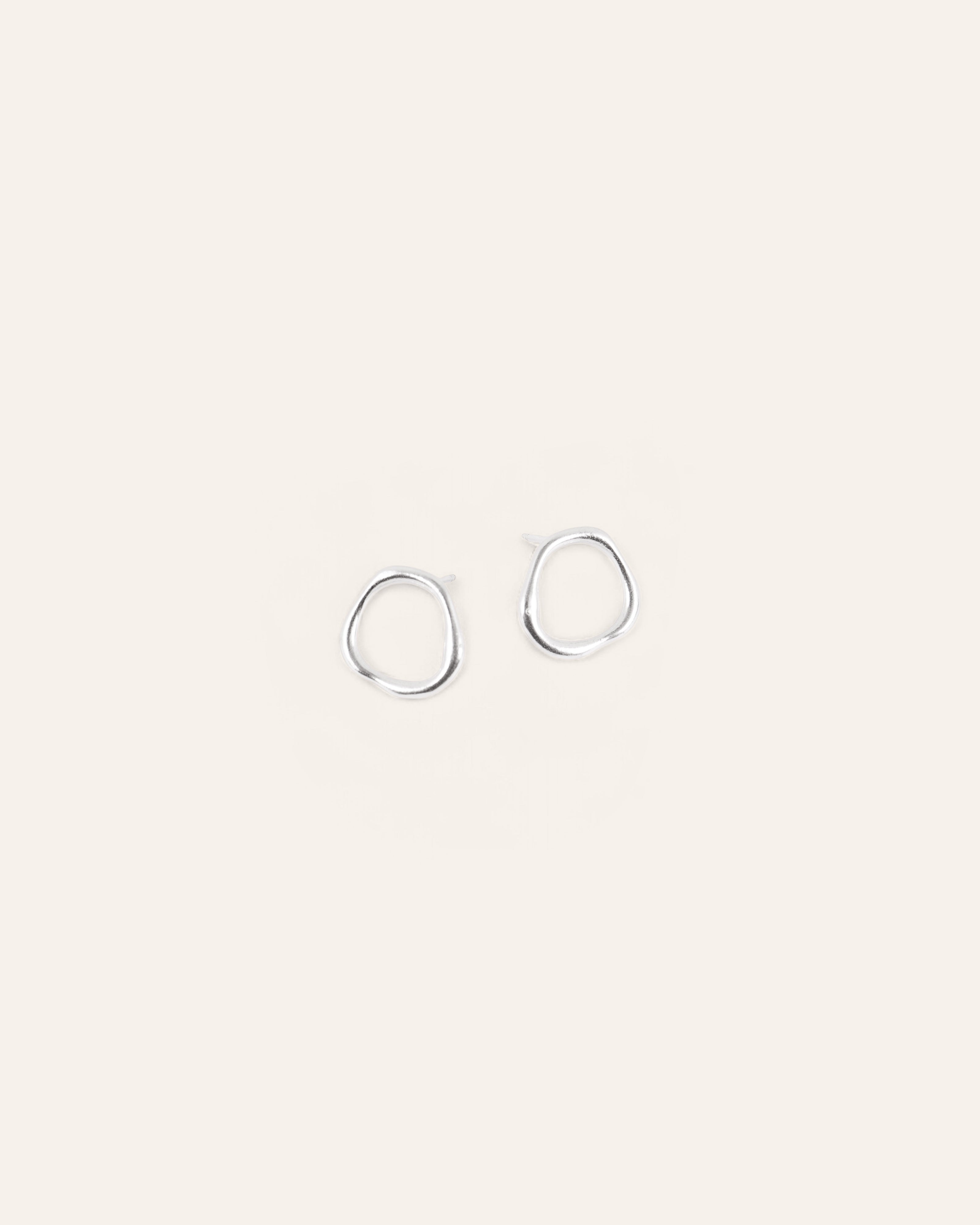 Boucles d'oreilles Rondes Claude Argent 925