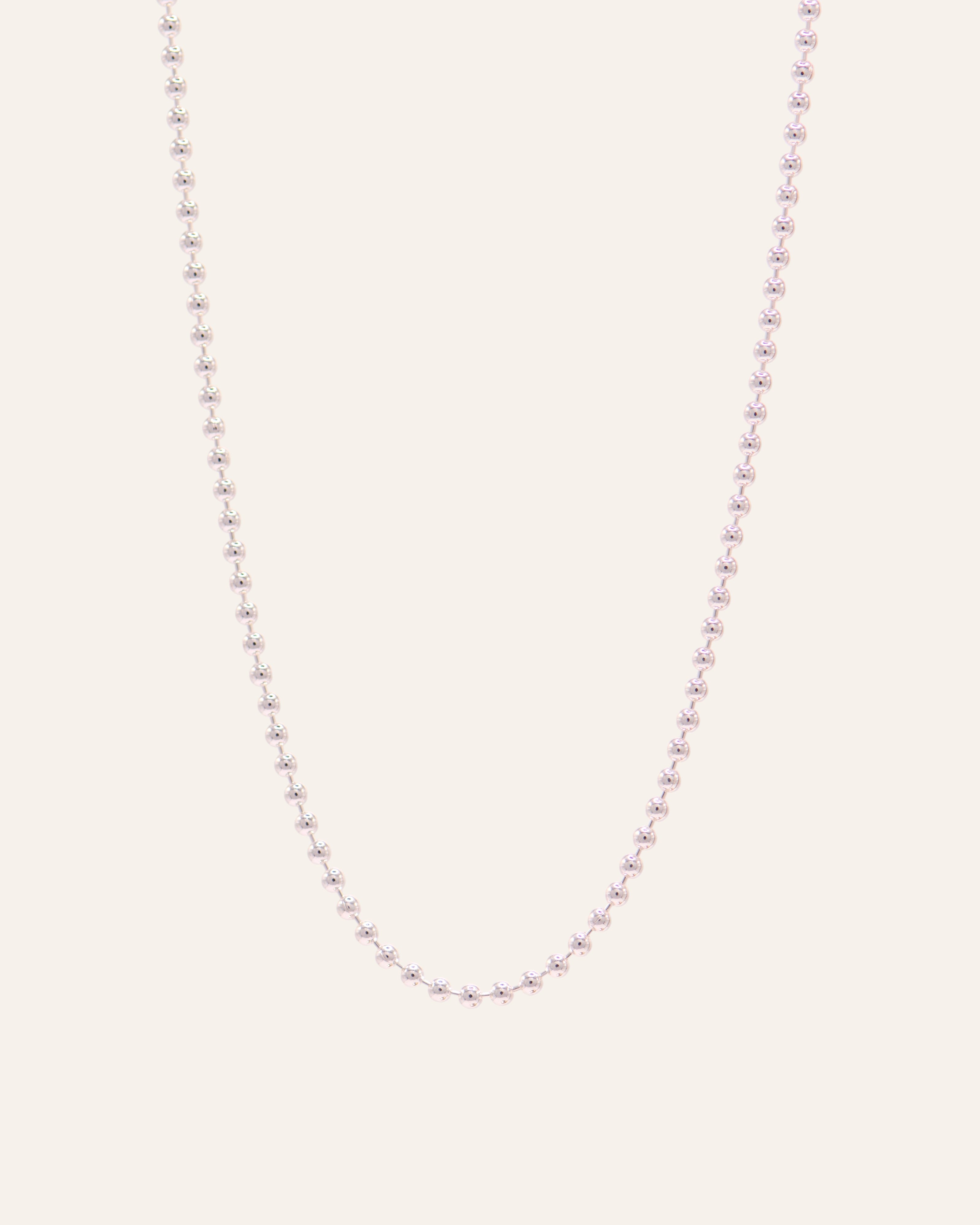 Collier Maille Boule Esther Argent 925