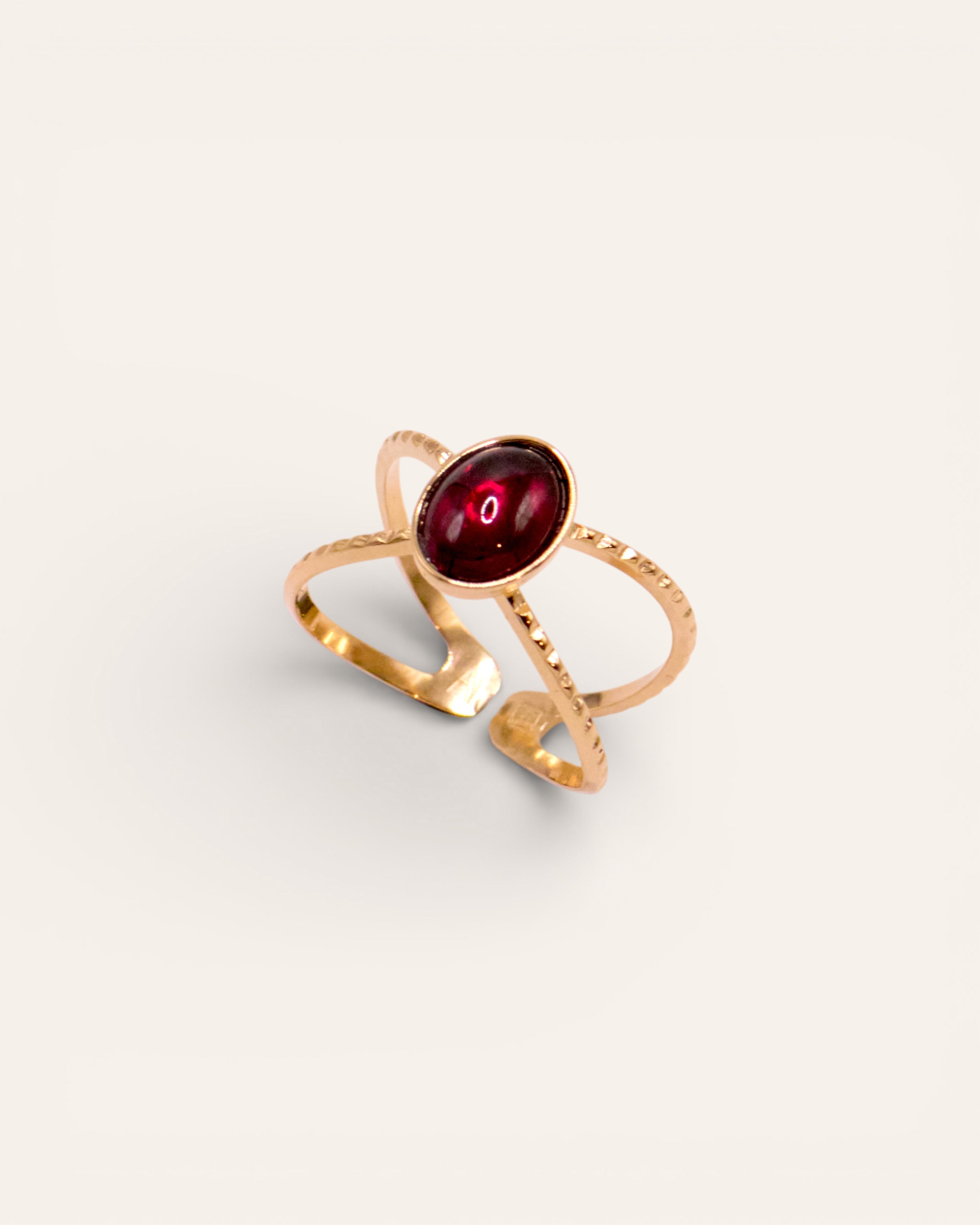 Bague Fine Cassendra Plaqué Or 18ct