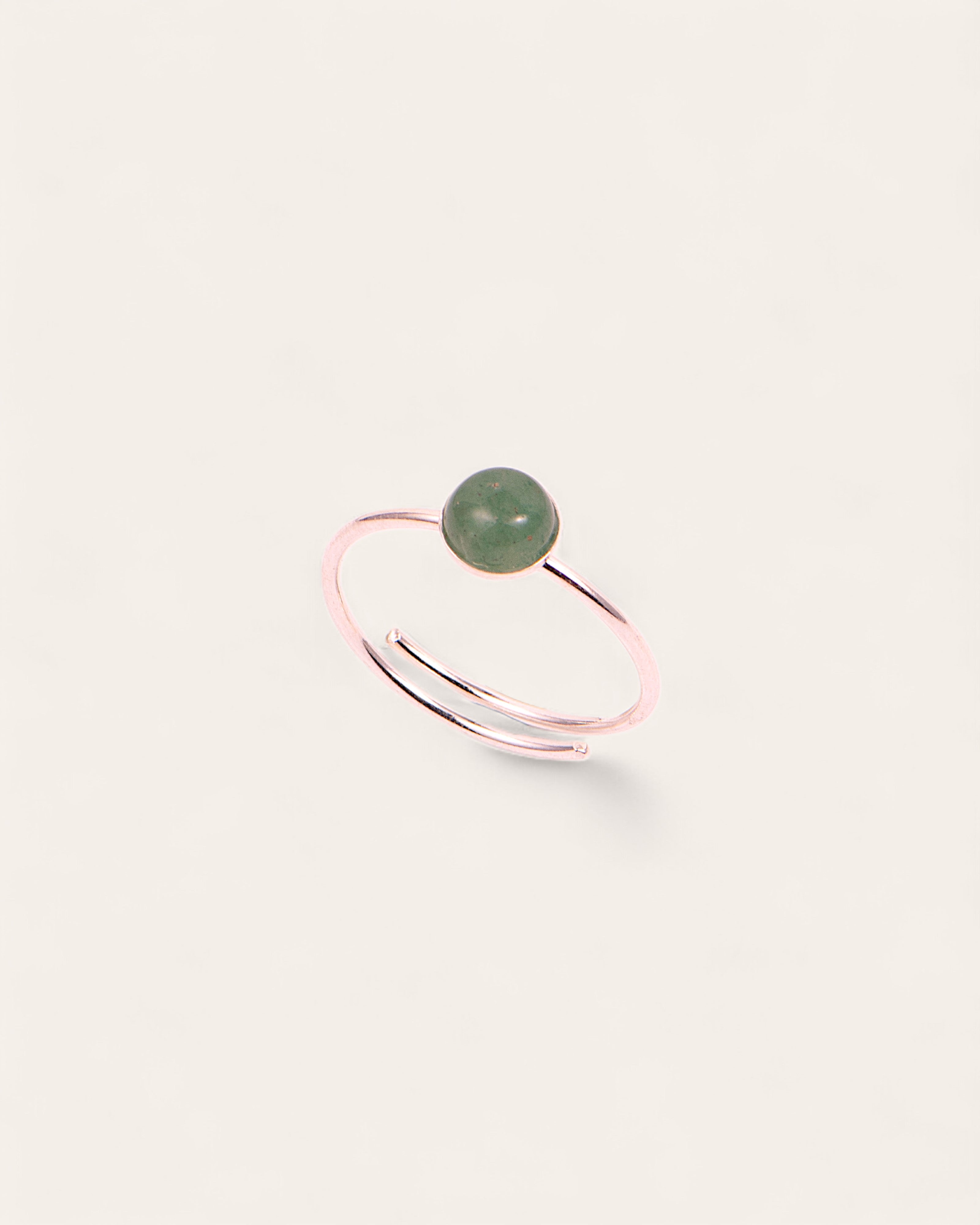 Bague Fine Cloé Argent 925 / Aventurine