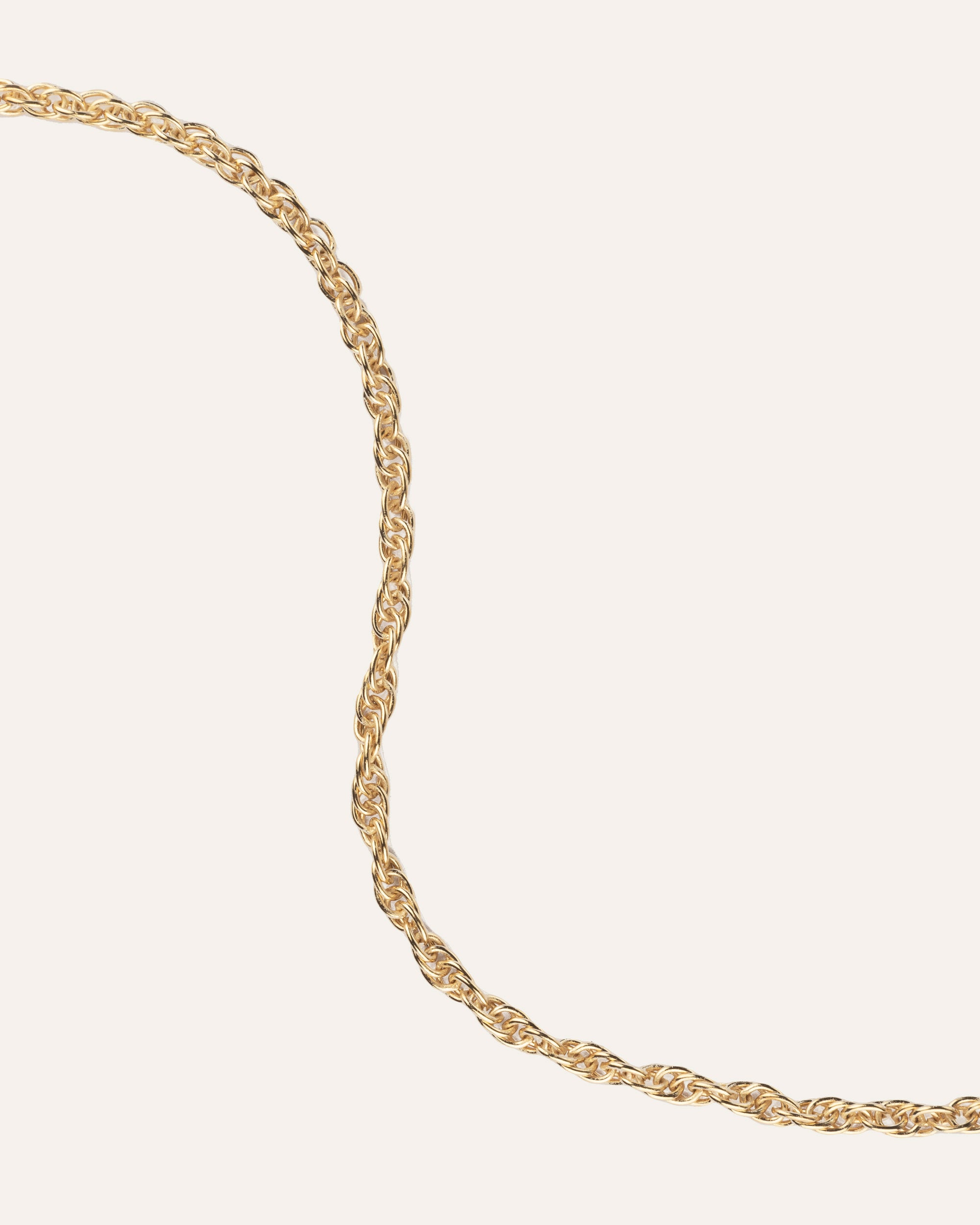 Bracelet Maille Corde Cesaria Plaqué Or 18ct
