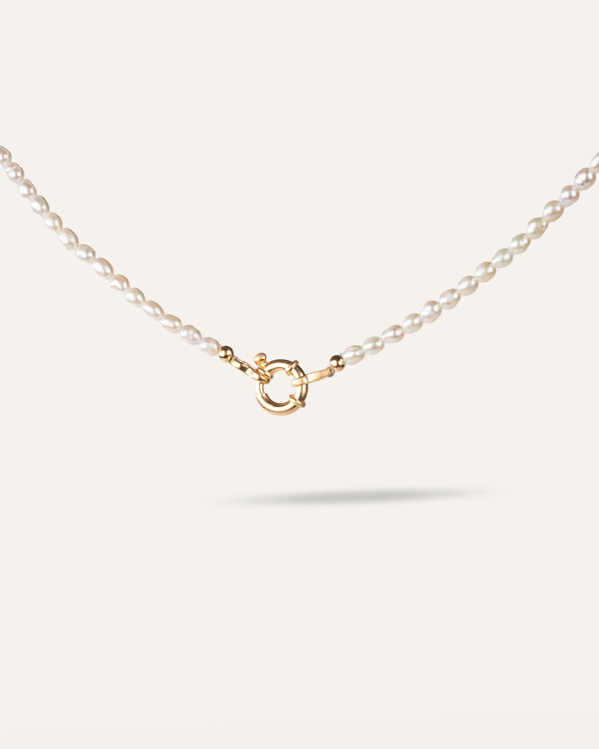 Collier Fermoir Adèle Plaqué Or 18ct / Perle