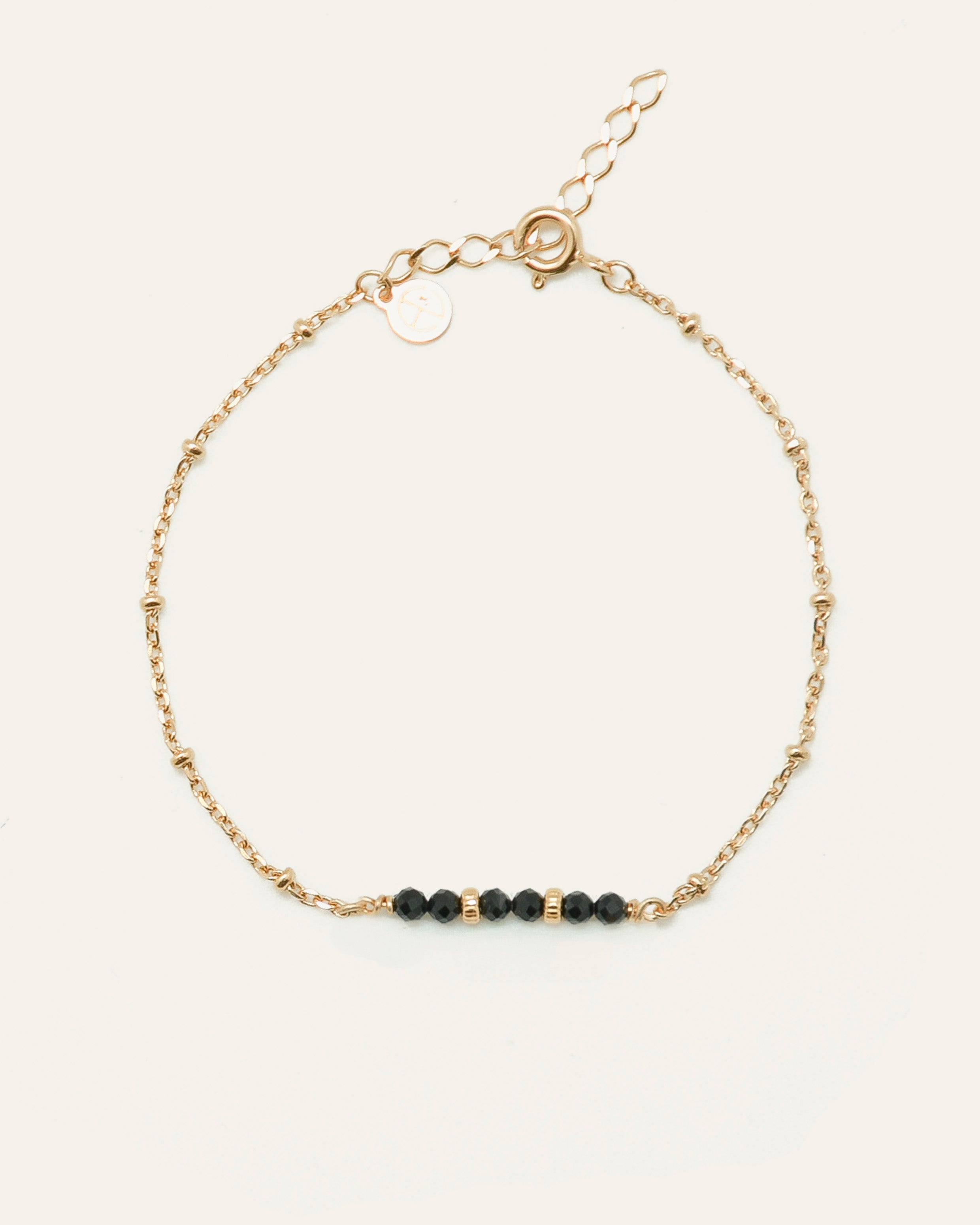 Hanna Bracelet 18k Gold Plated / Onyx
