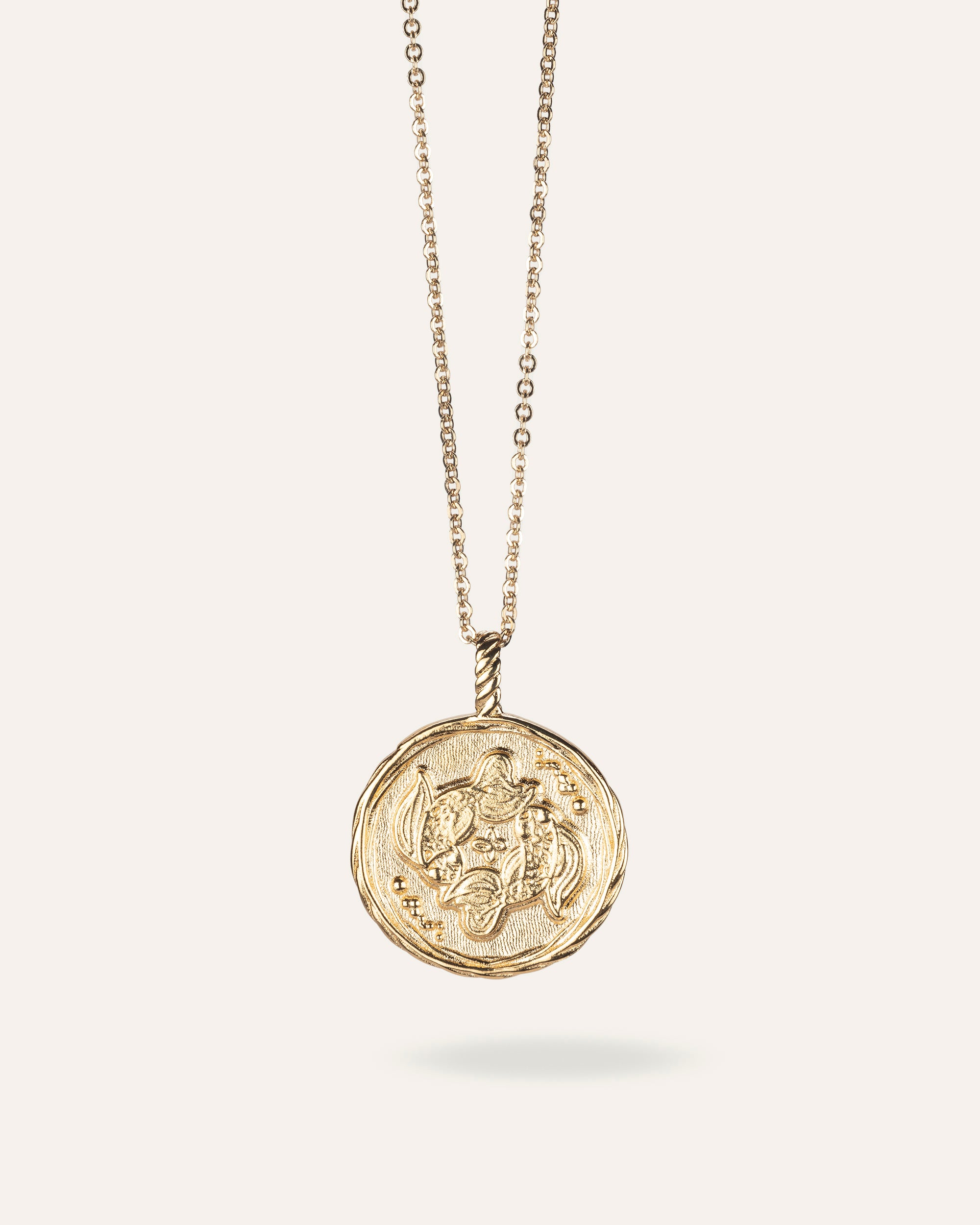Collier Astro Poisson Plaqué Or 18ct
