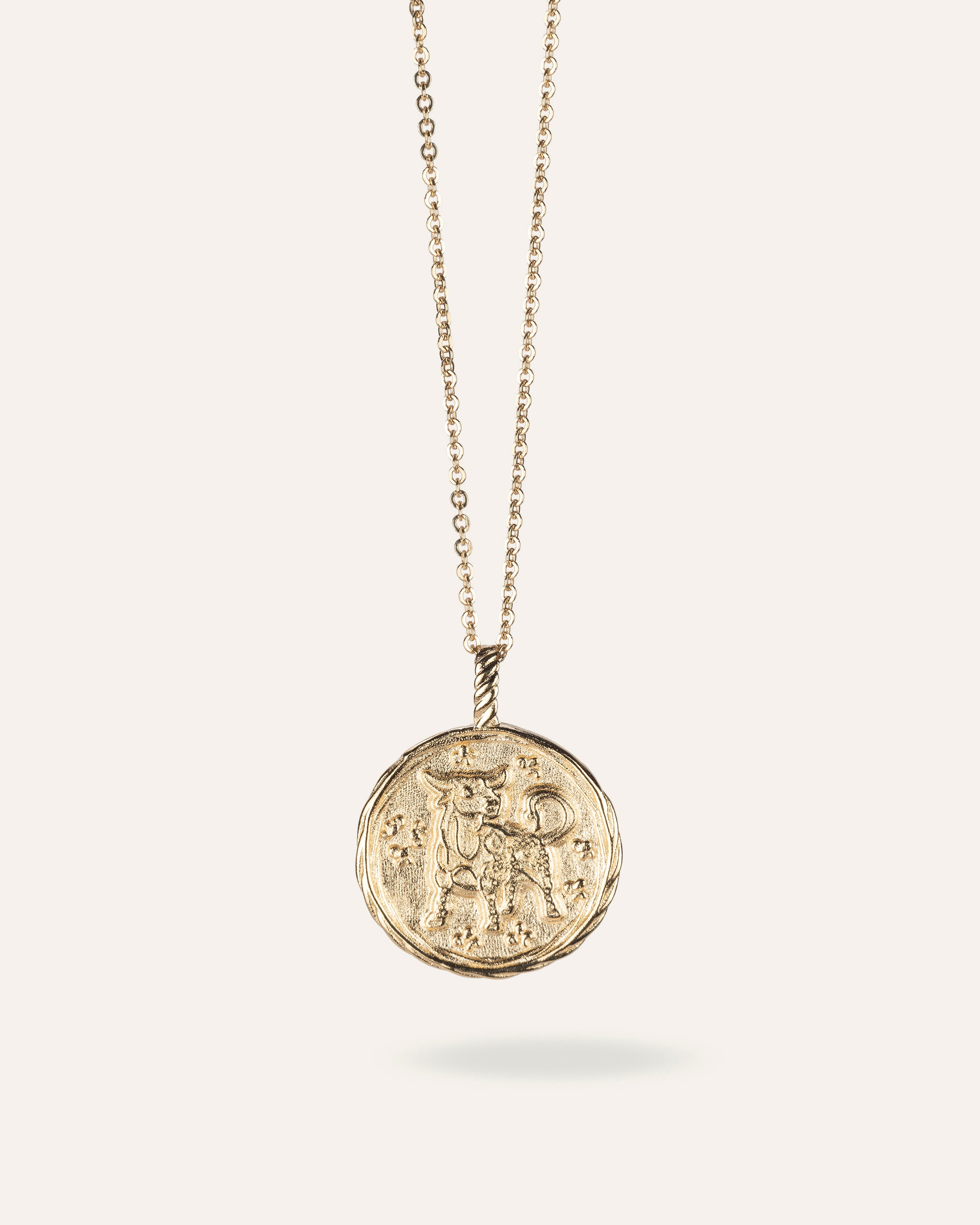 Collier Astro Taureau Plaqué Or 18ct