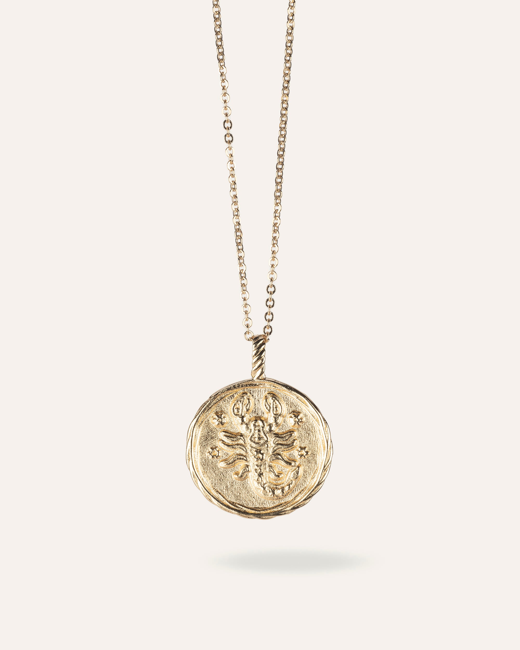 Collier Astro Scorpion Plaqué Or 18ct