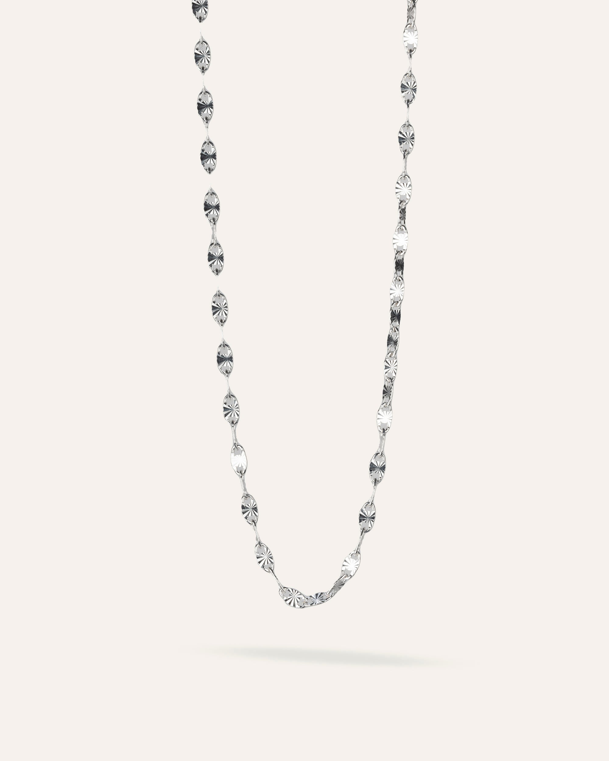 Collier Chaîne Entrelacé Sol Argent 925