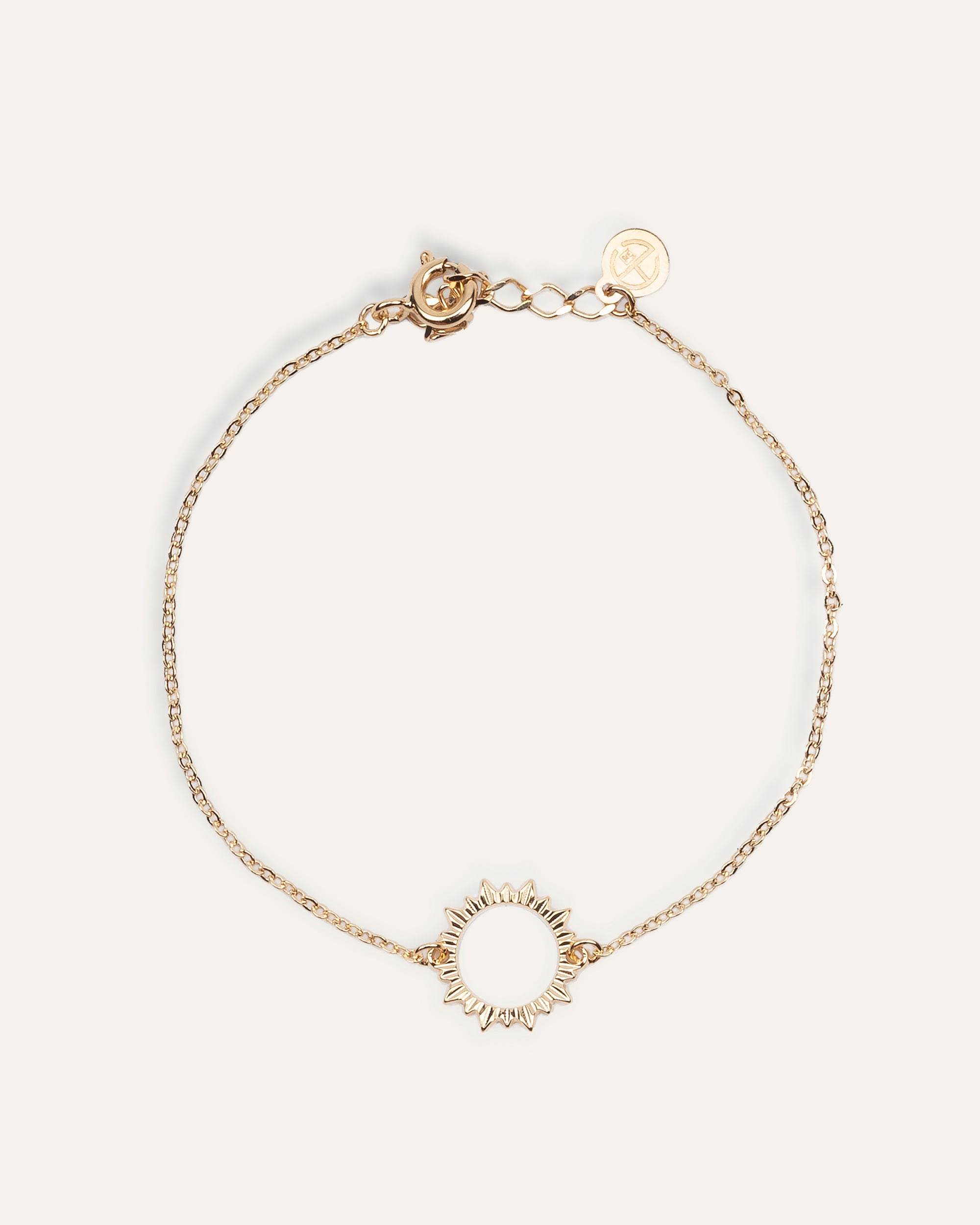 Bracelet Soleil Lumineux Plaqué Or 18ct